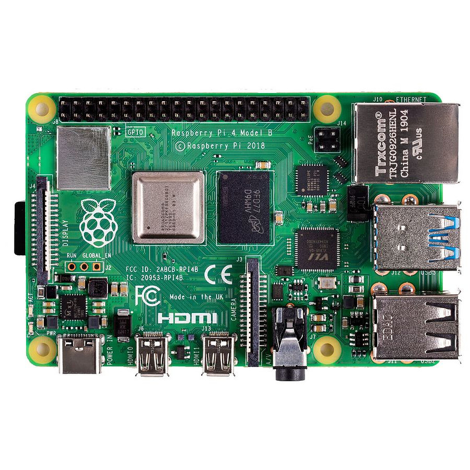 Carte Raspberry Pi Raspberry Pi 4 Model B 1 Go - Autre vue