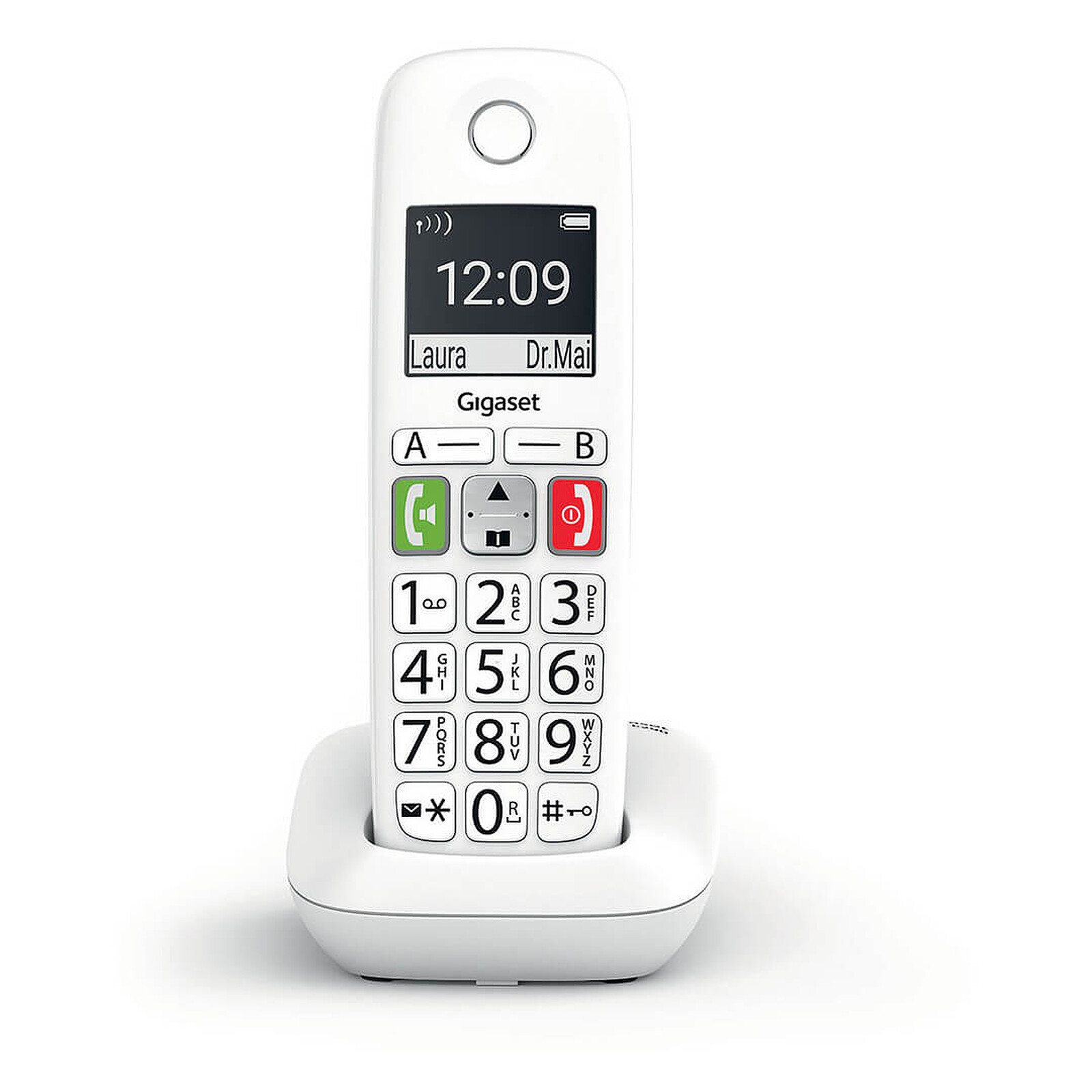 Téléphone fixe sans fil Gigaset E290 Blanc - Autre vue