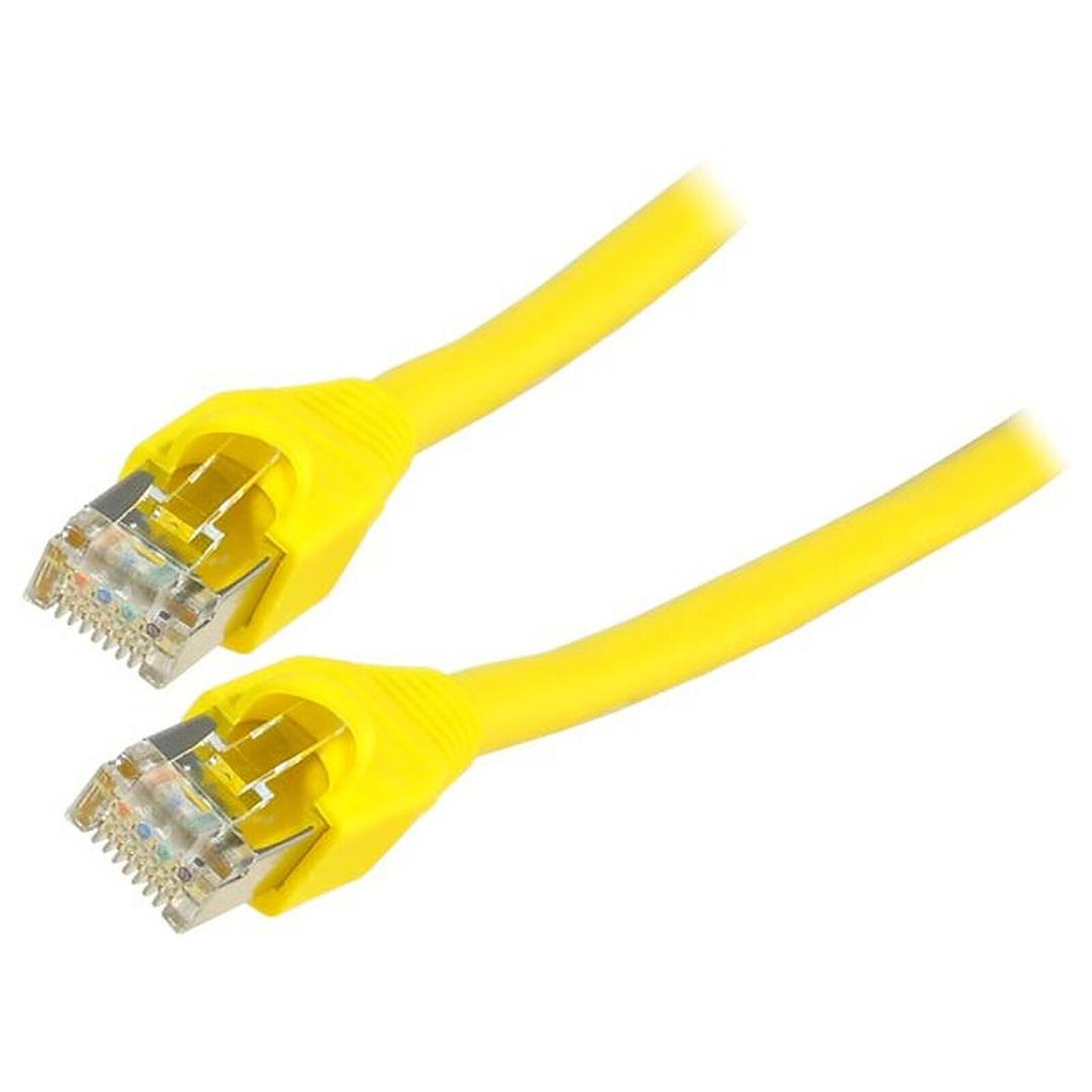 Câble RJ45 Cable RJ45 Cat 6 S/FTP (jaune) - 10 m - Autre vue