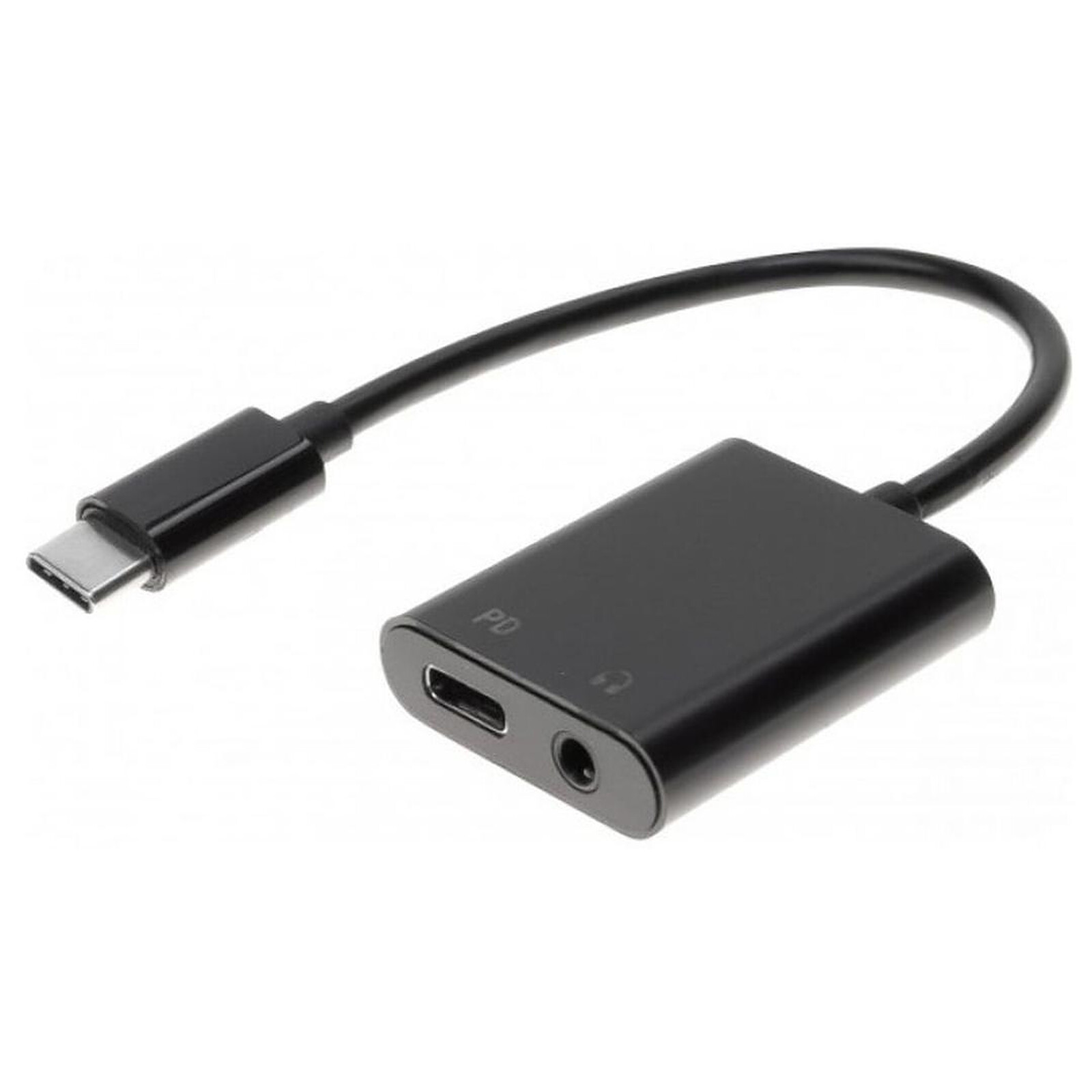 Câble USB Adaptateur USB-C vers USB-C + Jack 3.5 mm - Autre vue