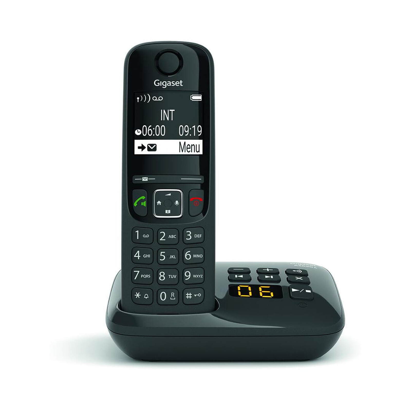 Téléphone fixe sans fil Gigaset AS690A Noir - Autre vue