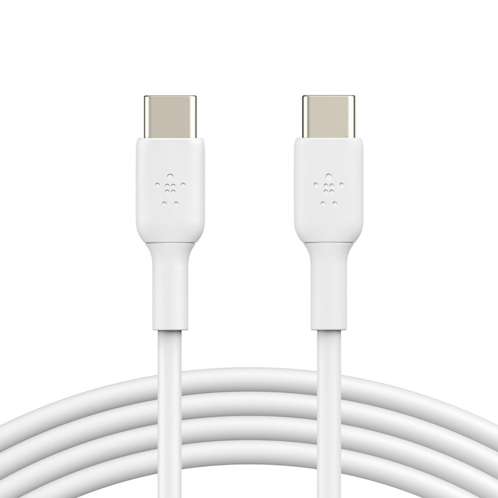 Câble USB Câble USB-C vers USB-C (blanc) - 2 m - Autre vue