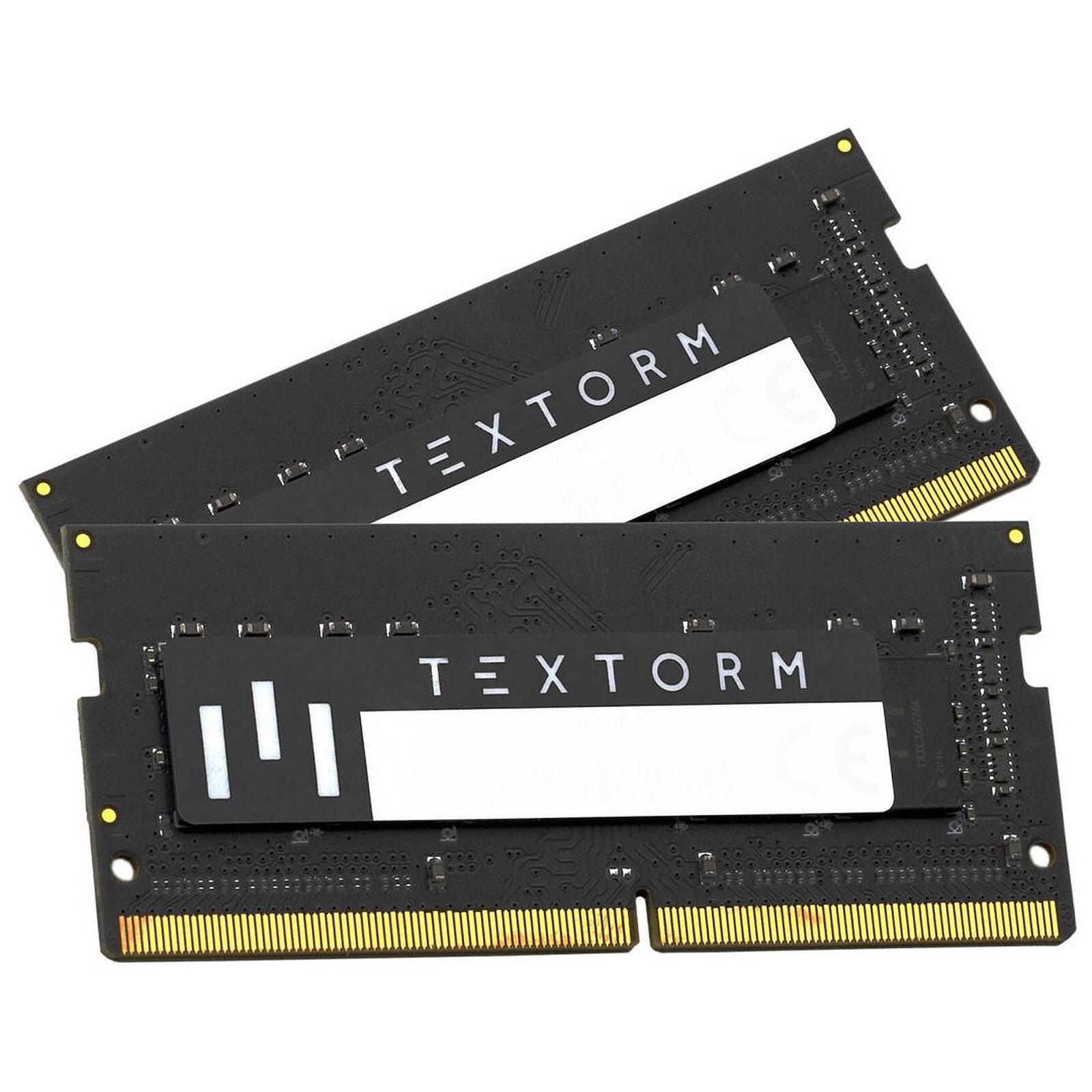 Mémoire RAM Textorm SODIMM - 2 x 16 Go (32 Go) - DDR4 2666 MHz - CL19 - Autre vue