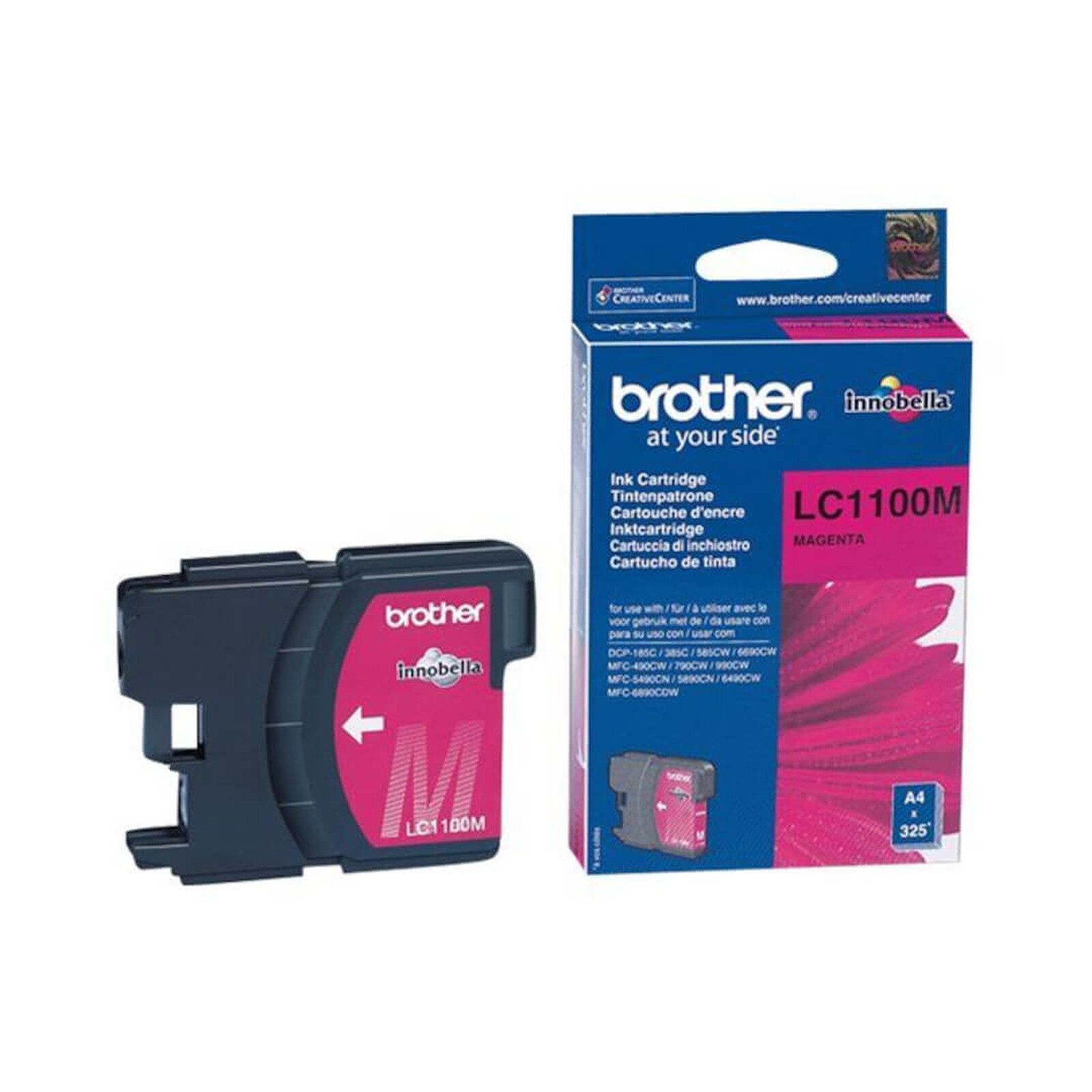 Cartouche d'encre Brother LC1100 - Magenta - Autre vue
