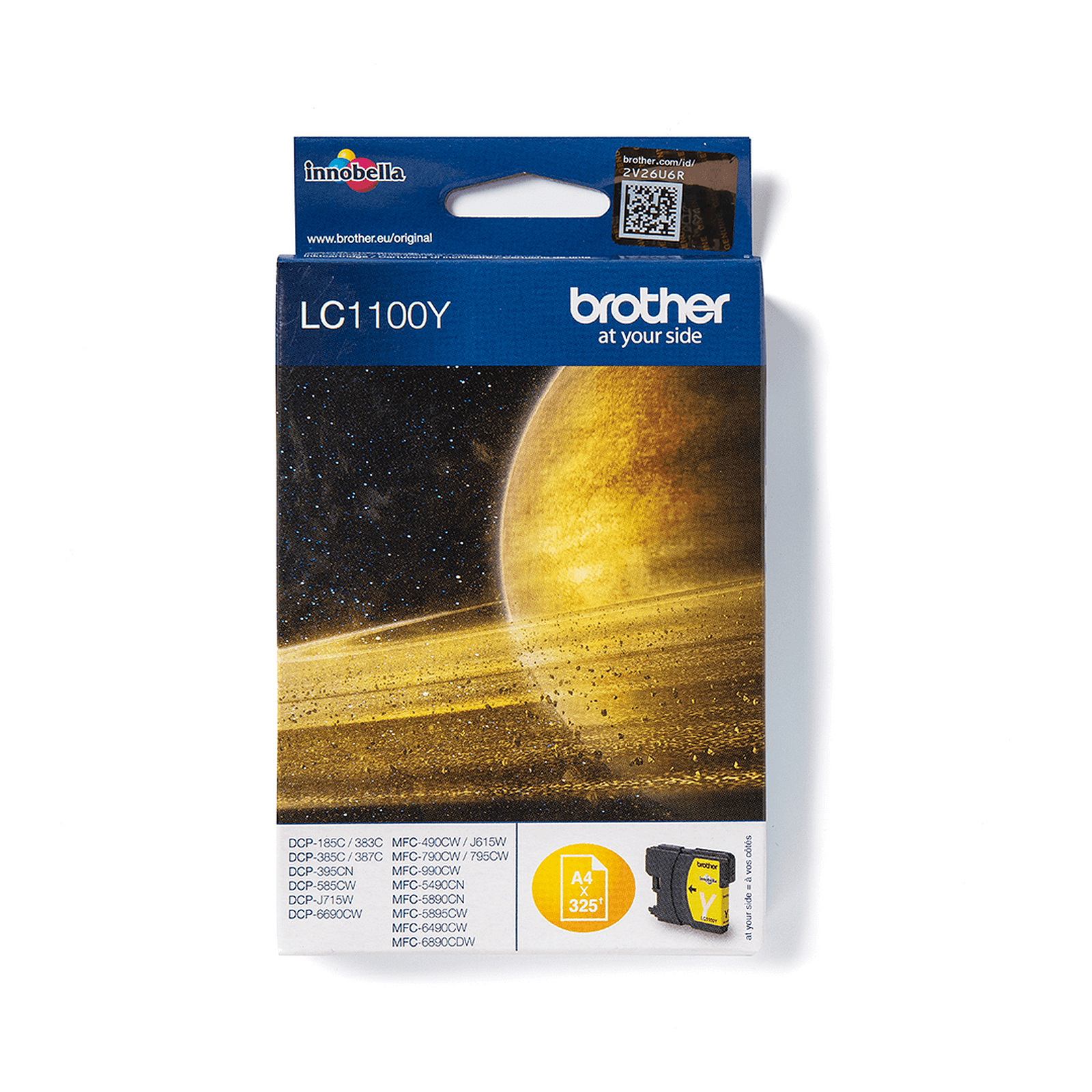 Cartouche d'encre Brother LC1100 - Jaune - Autre vue