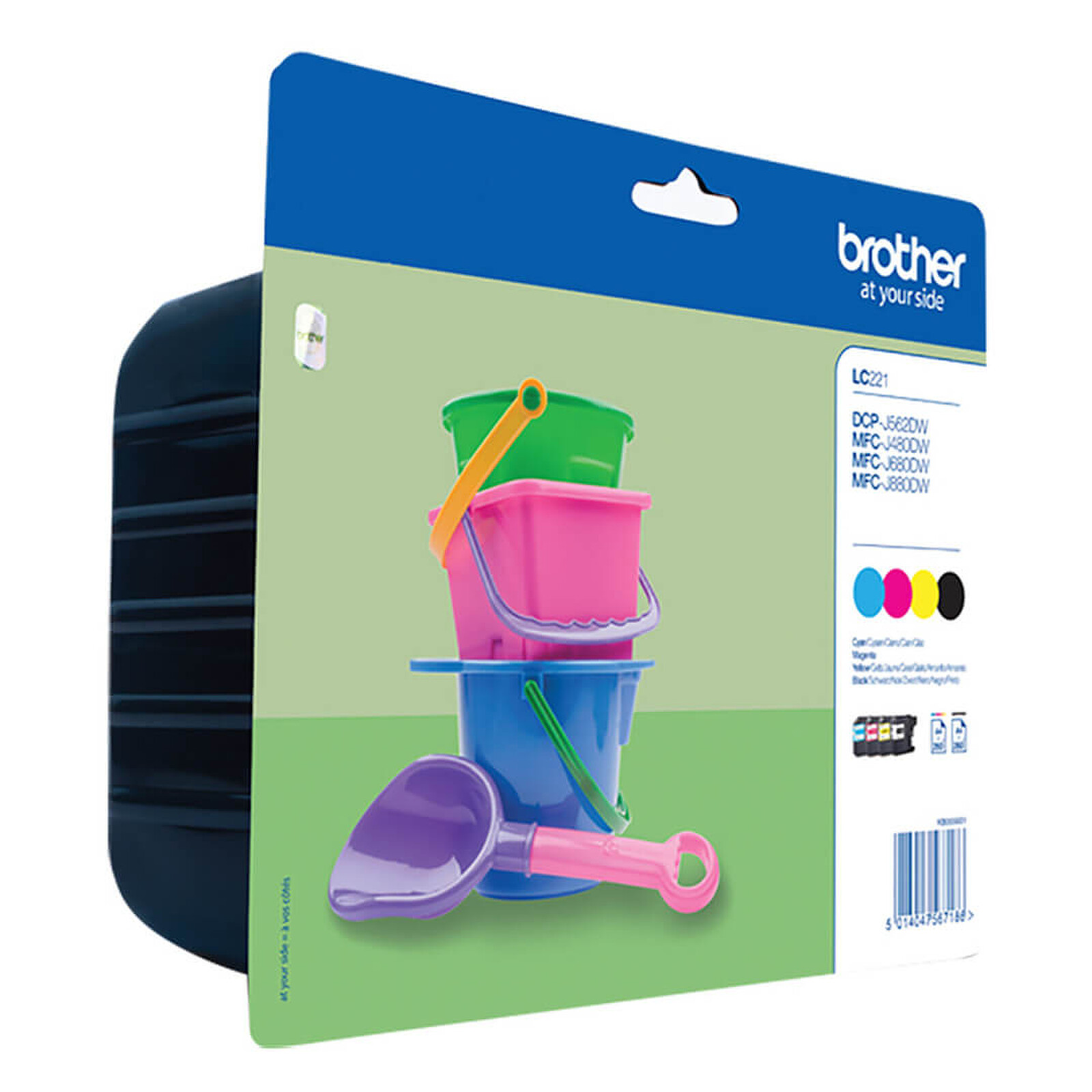 Cartouche d'encre Brother LC221XL - Multipack - Autre vue