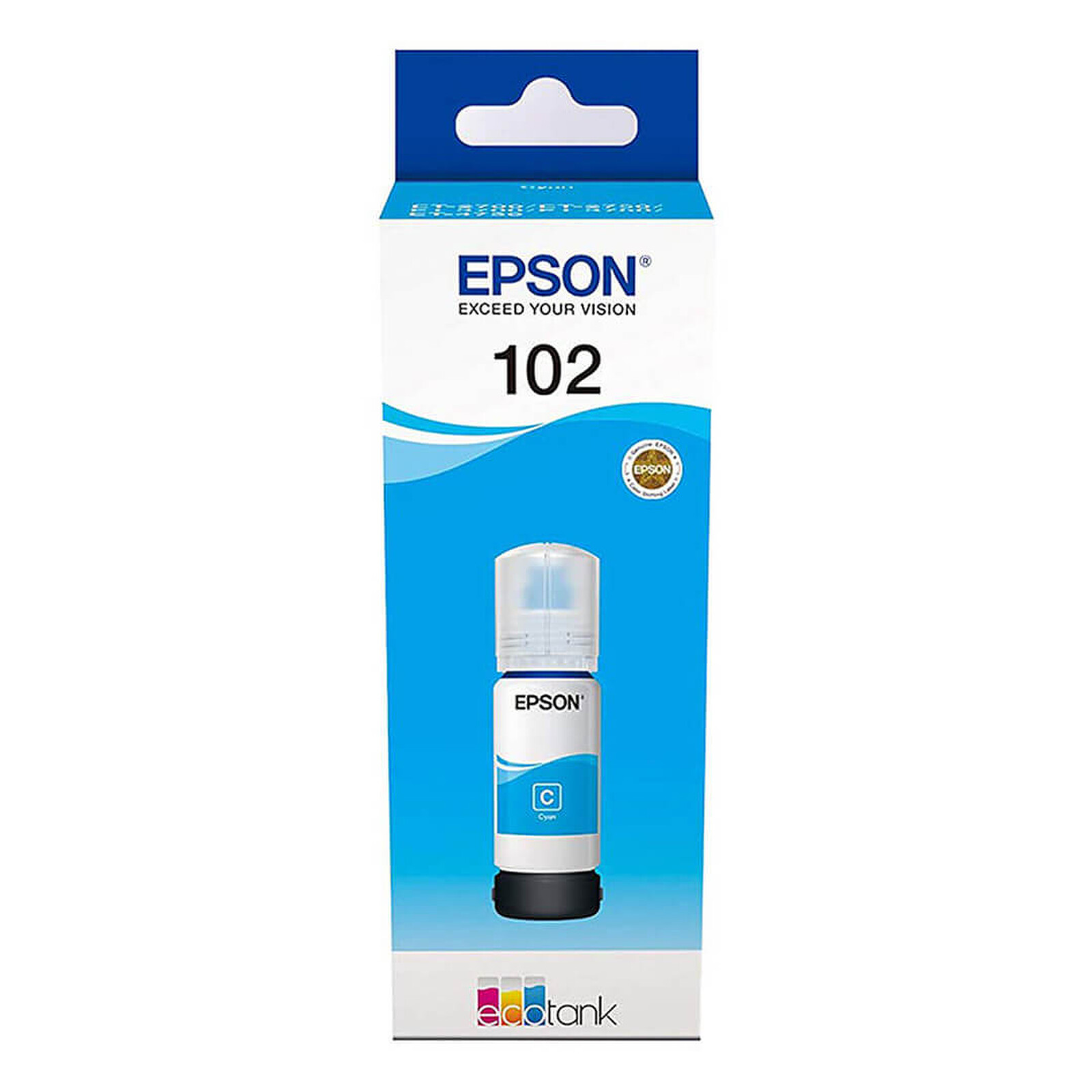 Cartouche d'encre Epson EcoTank Cyan 102 - Autre vue