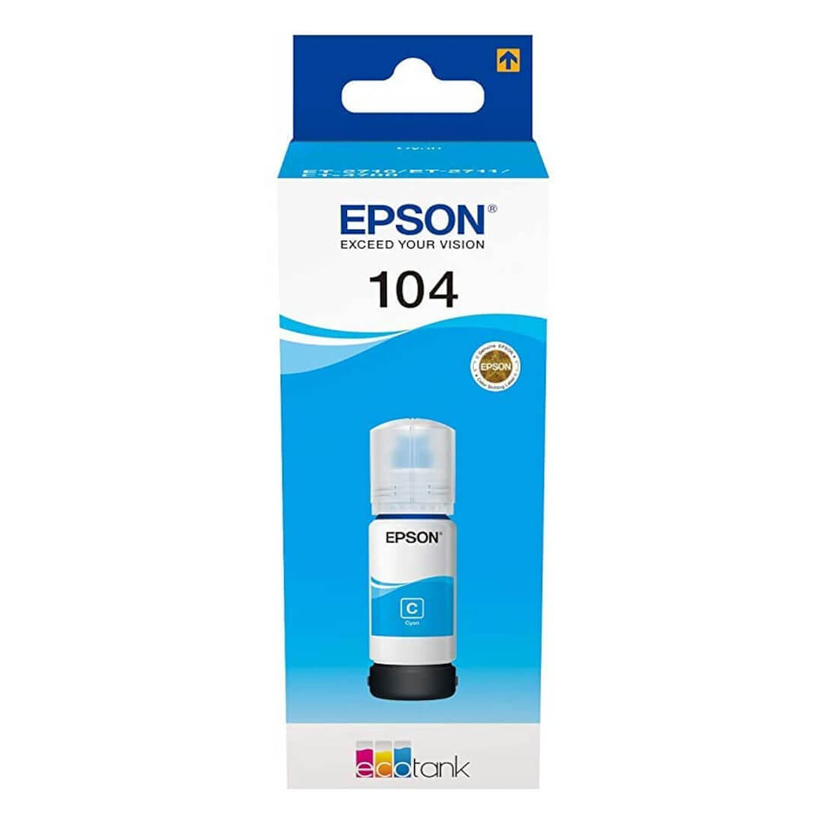 Cartouche d'encre Epson EcoTank Cyan 104 - Autre vue