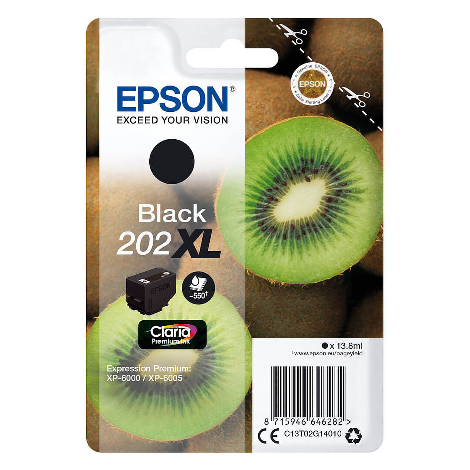 Cartouche d'encre Epson Kiwi Noir 202XL - Autre vue