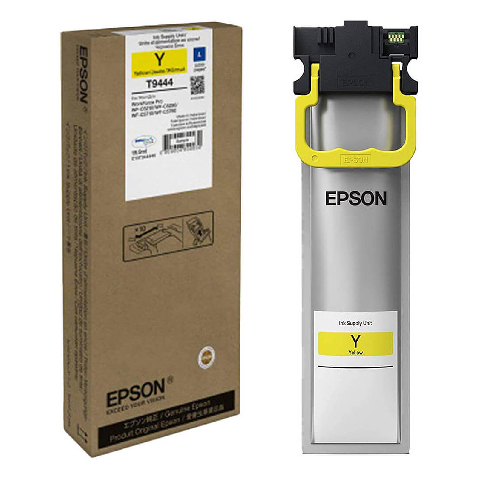 Cartouche d'encre Epson WF-C5XXX Series Ink Cartridge L Jaune (C13T944440)Cartouche d'encre jaune, 19.9 ml, 3000 pages - Autre vue