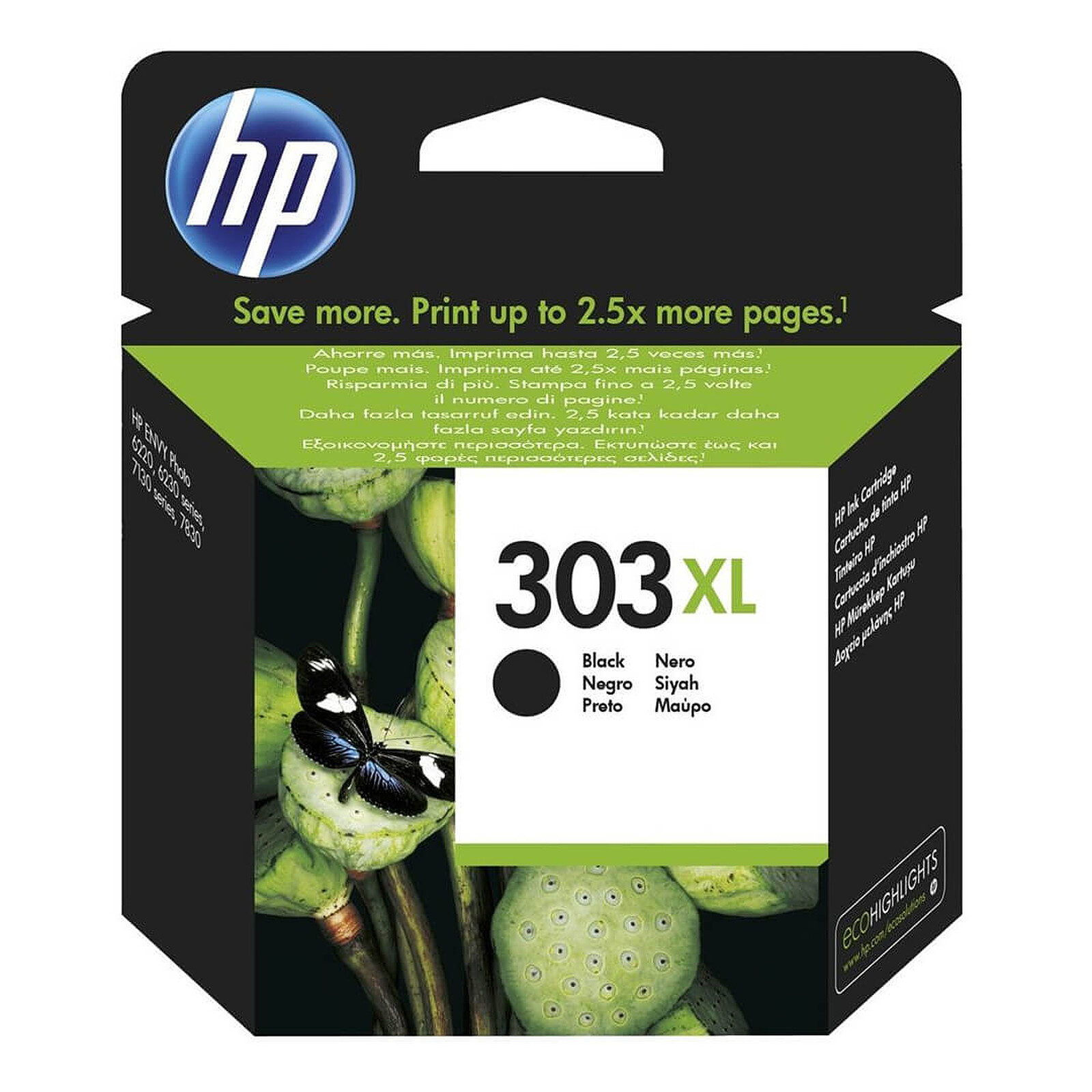 Cartouche d'encre HP 303XL Noir (T6N04AE) - Autre vue