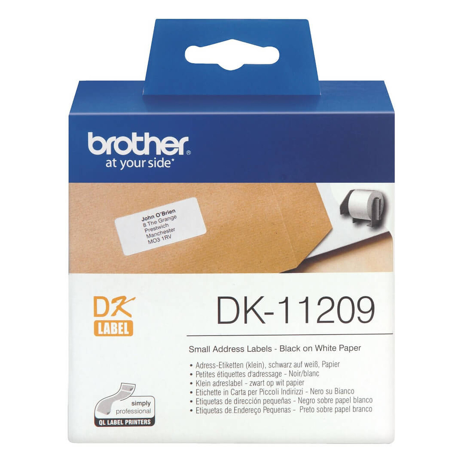 Papier imprimante Brother DK-11209 - Autre vue