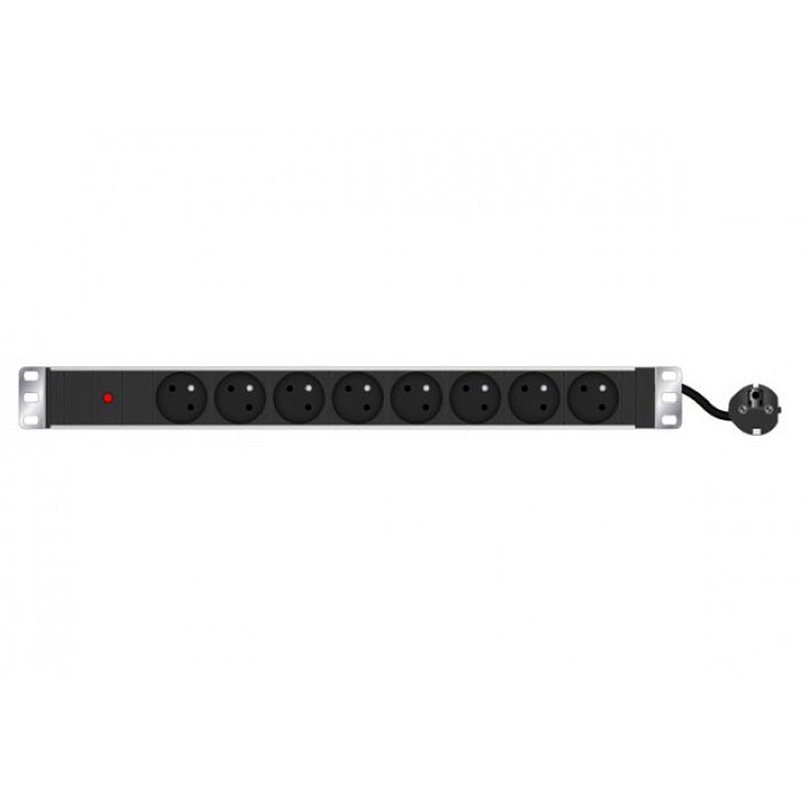 Multiprise Multiprise pour rack, avec voyant lumineux - 8 prises - Autre vue