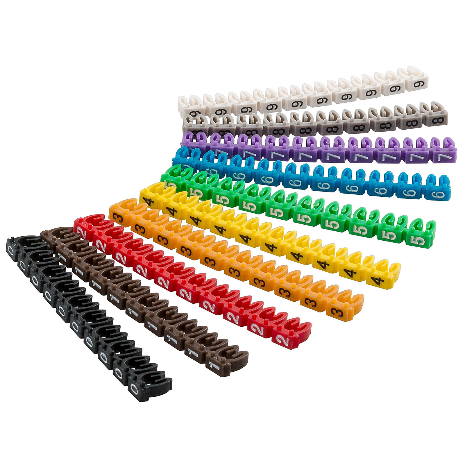Rangement Goobay Clips pour câble 2.5 mm (0-9) - Autre vue