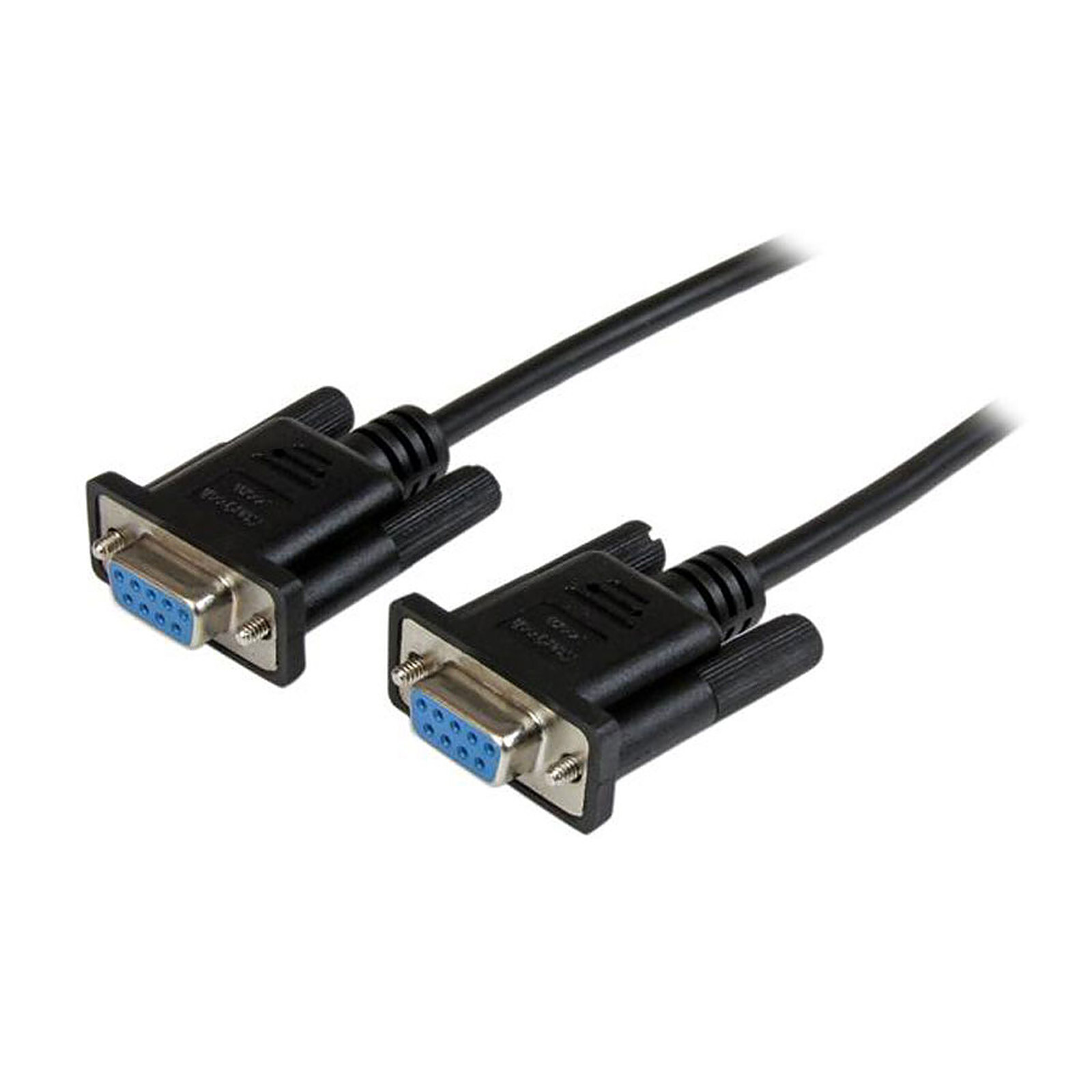 Câble série StarTech.com  Câble DB9 Null Modem femelle / femelle (2 mètres) - SCNM9FF2MBK - Autre vue