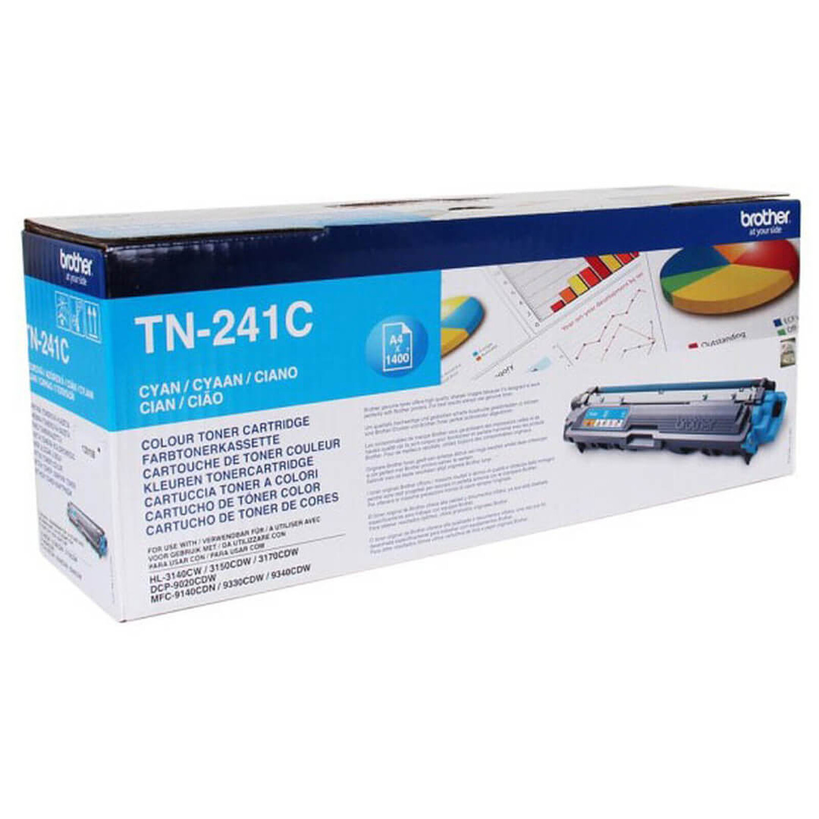 Toner Brother TN-241 - Cyan Pack Trio - Autre vue