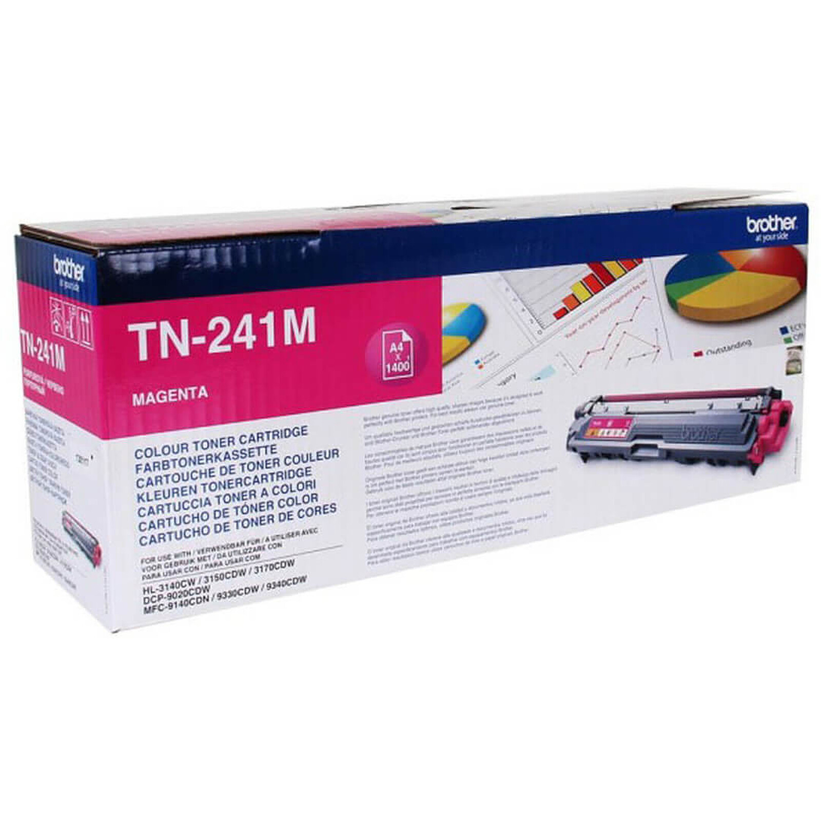 Toner Brother TN-241 - Magenta - Autre vue