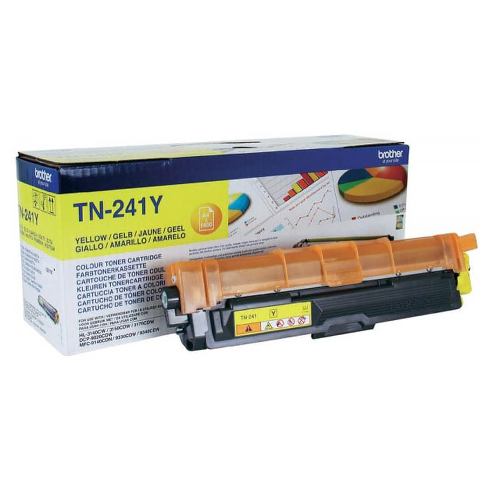 Toner Brother TN-241 - Jaune - Autre vue