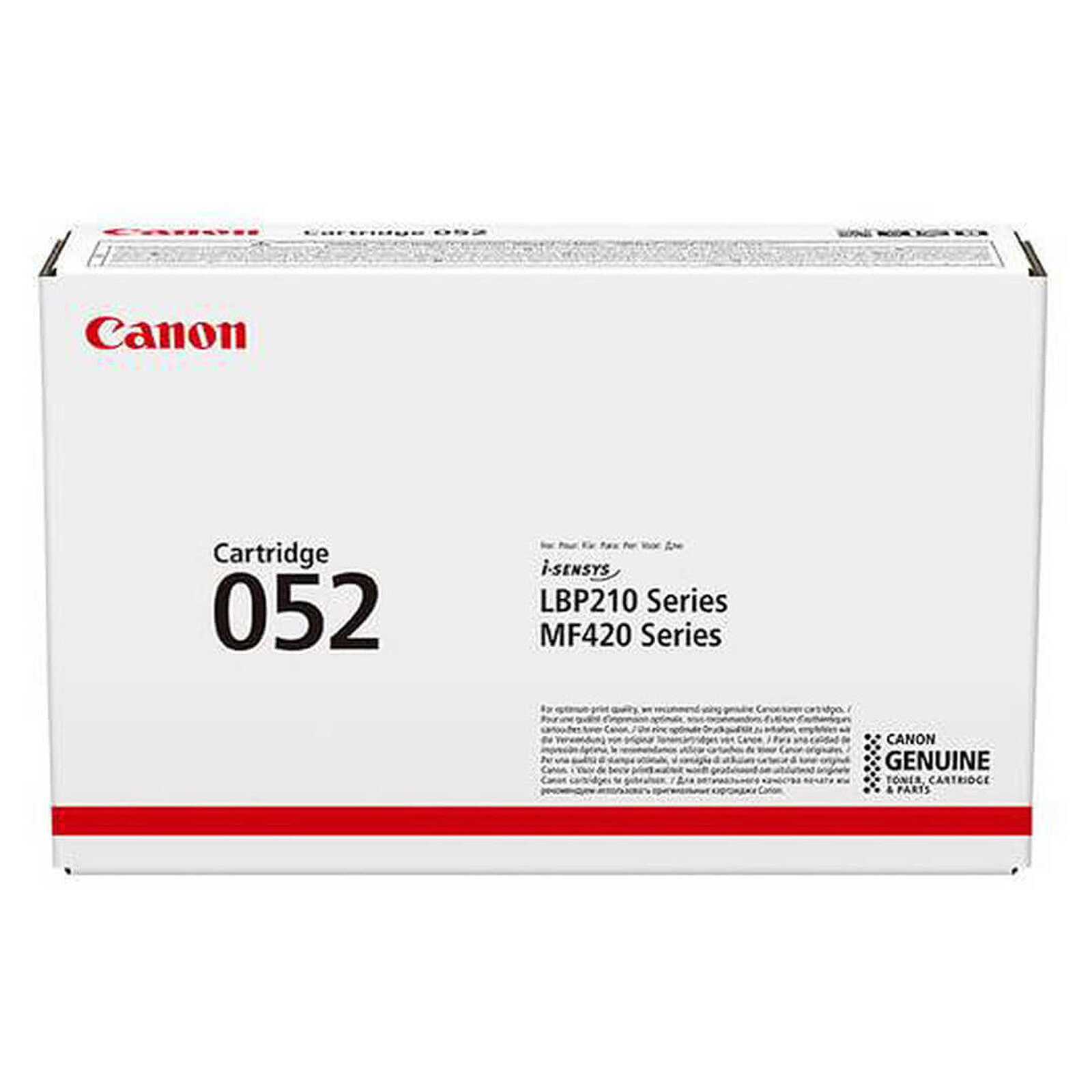 Toner Canon 052 - Noir - Autre vue