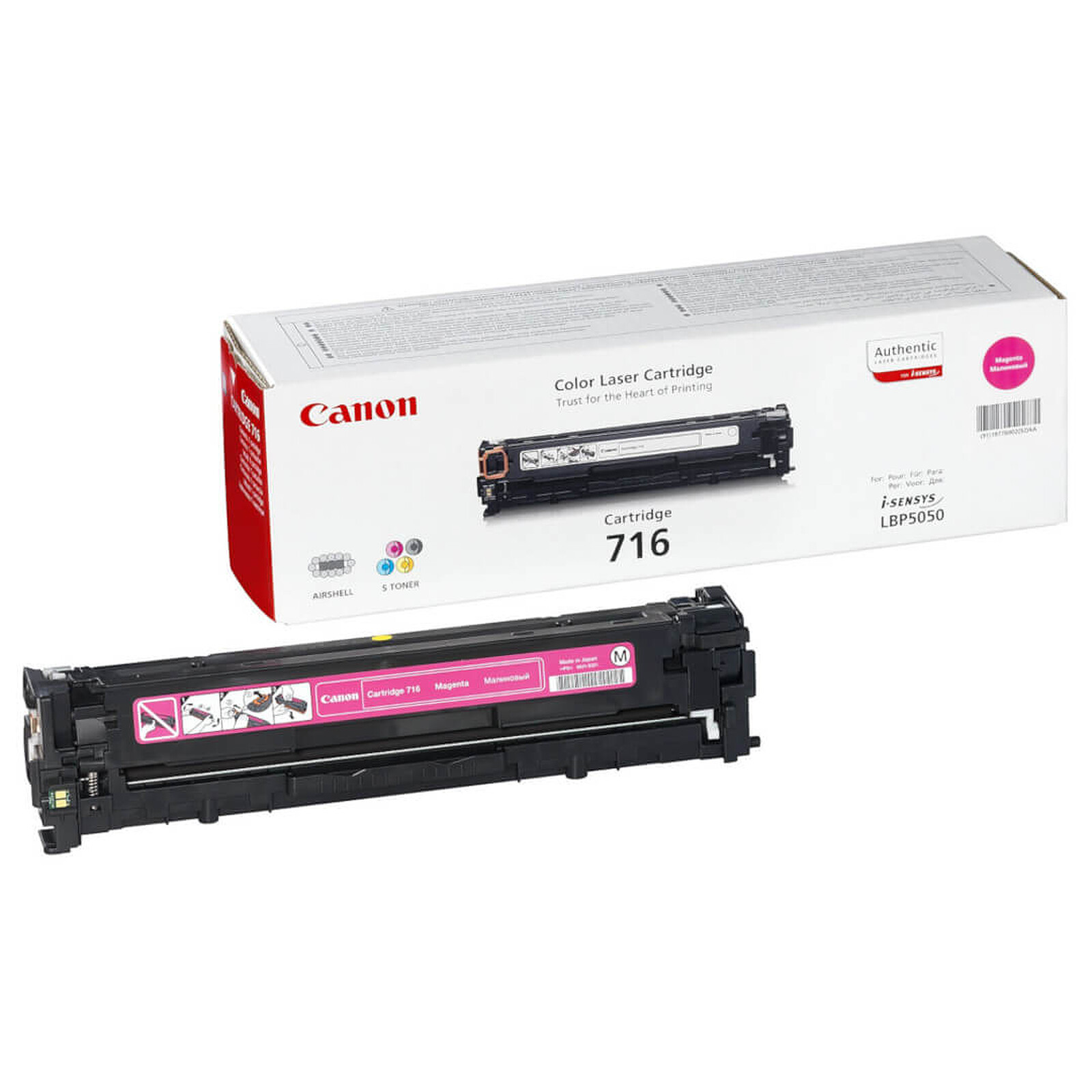 Toner Canon 716M - Magenta - Autre vue