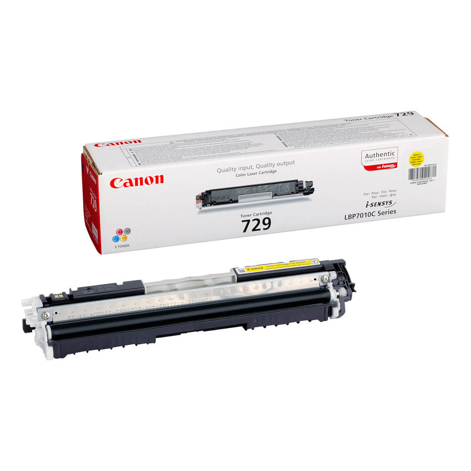 Toner Canon 729 - Jaune - Autre vue
