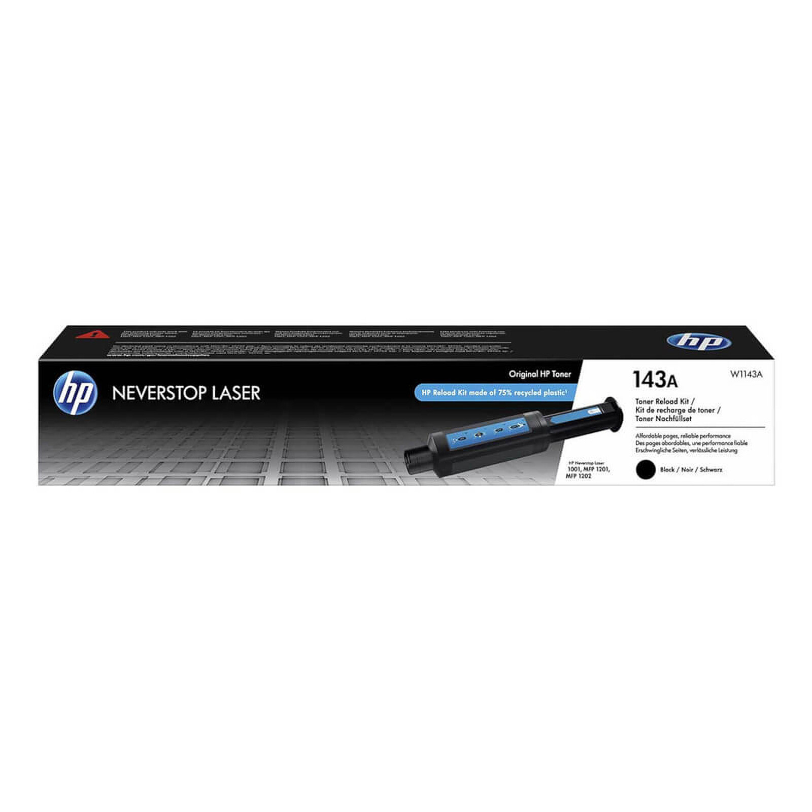 Toner HP 143A (W1143A) - Noir - Autre vue