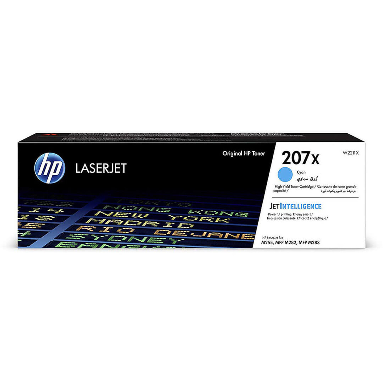 Toner HP 207X (W2211X) - Cyan - Autre vue
