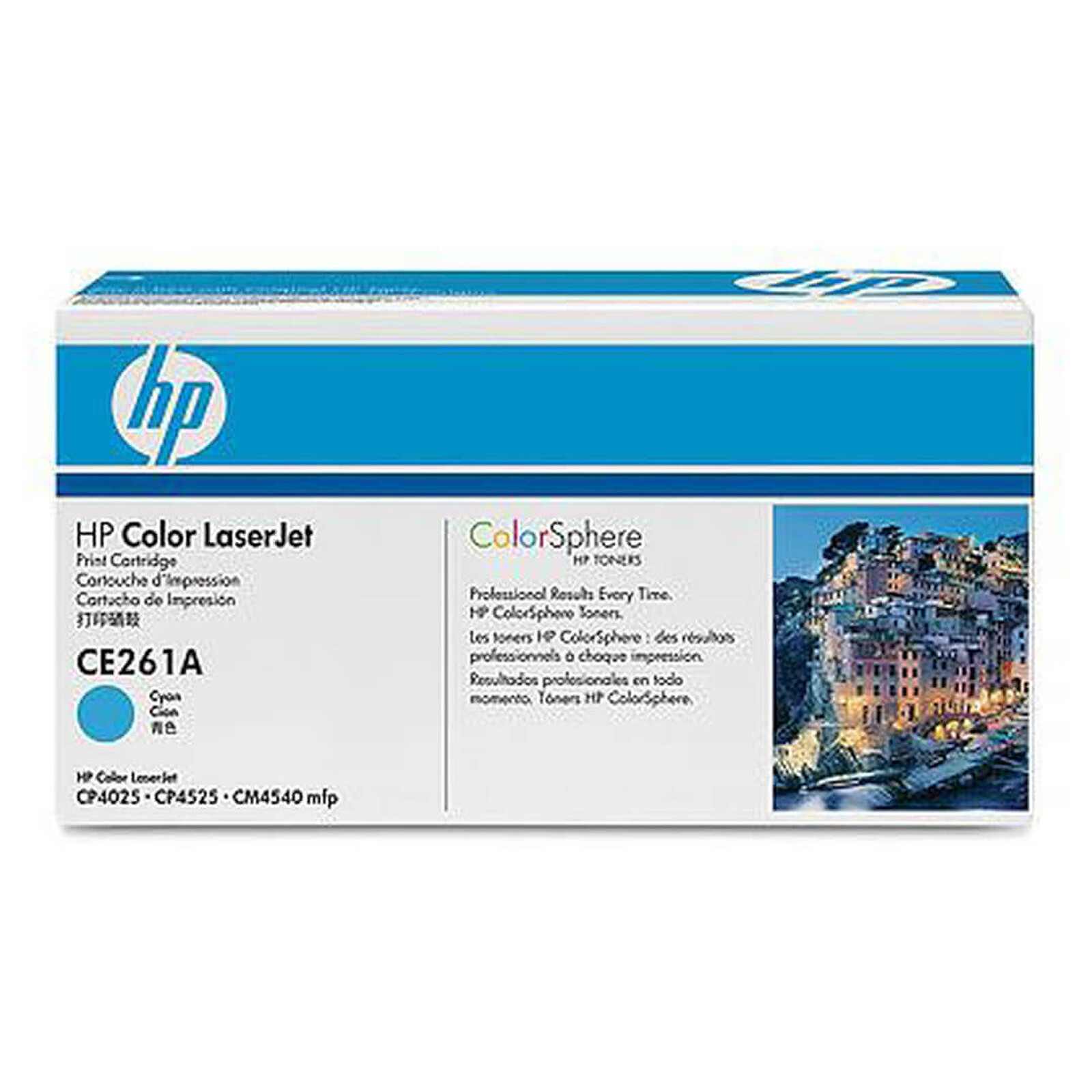 Toner HP 648A (CE261A) - Cyan - Autre vue