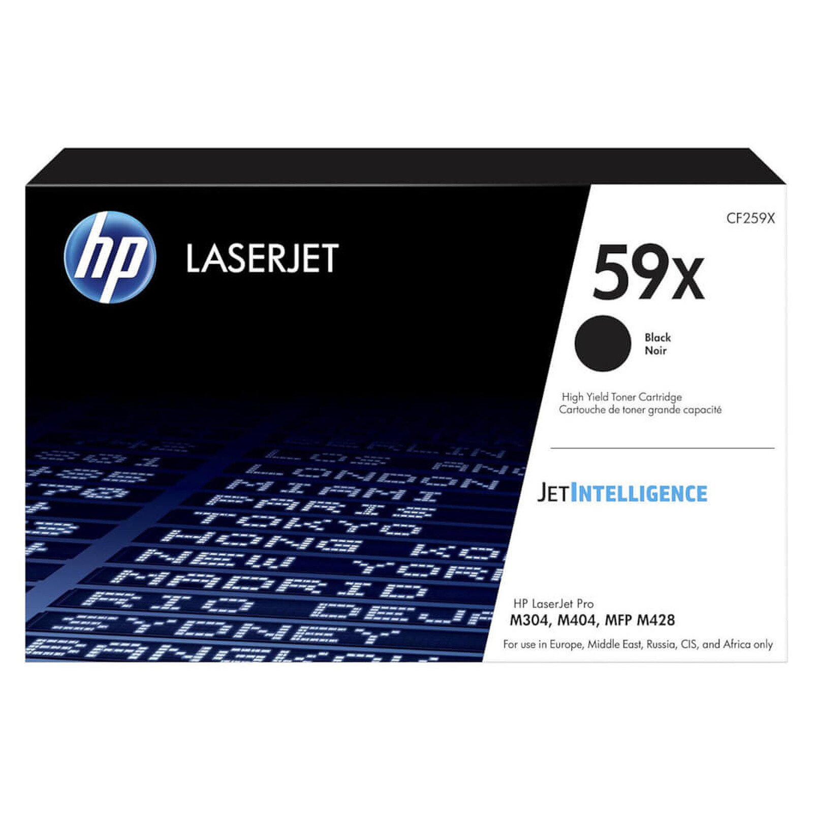 Toner HP 59X (CF259X) - Noir - Autre vue