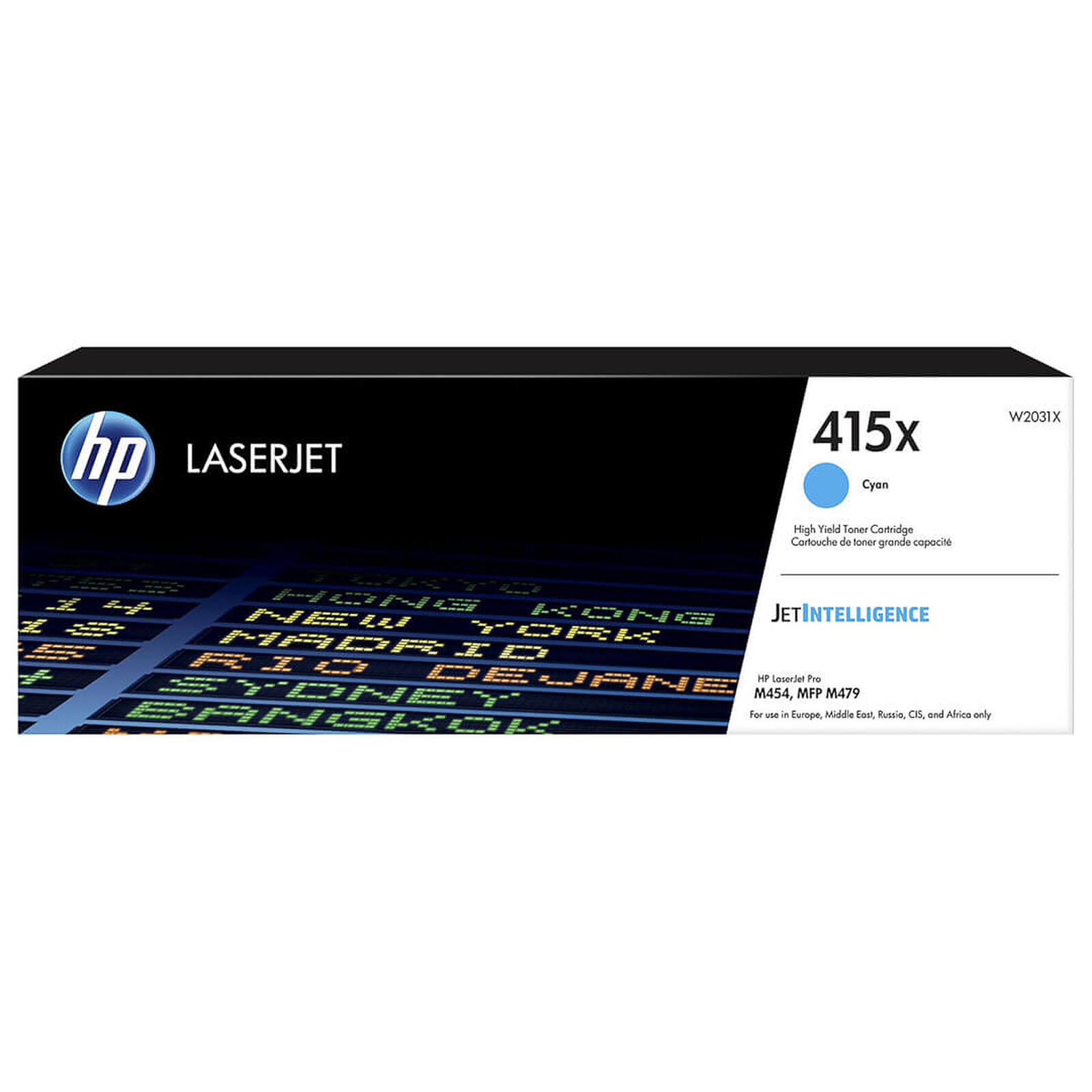 Toner HP 415X (W2031X) - Cyan - Autre vue