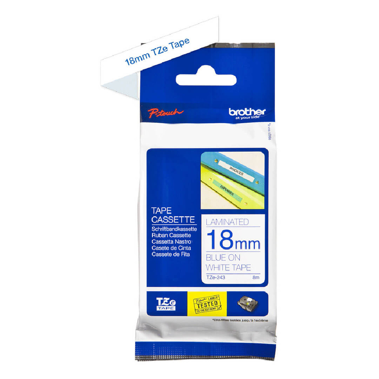 Papier imprimante Brother TZe-243 - Autre vue