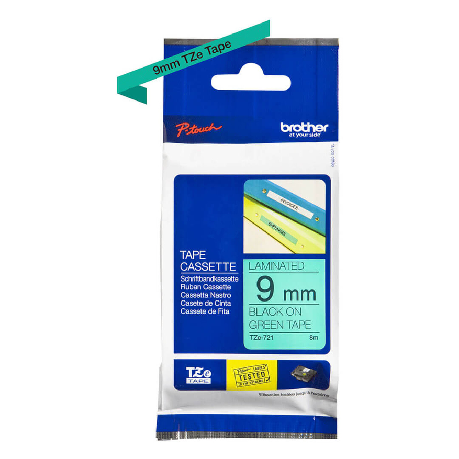 Papier imprimante Brother TZe-721 - Autre vue
