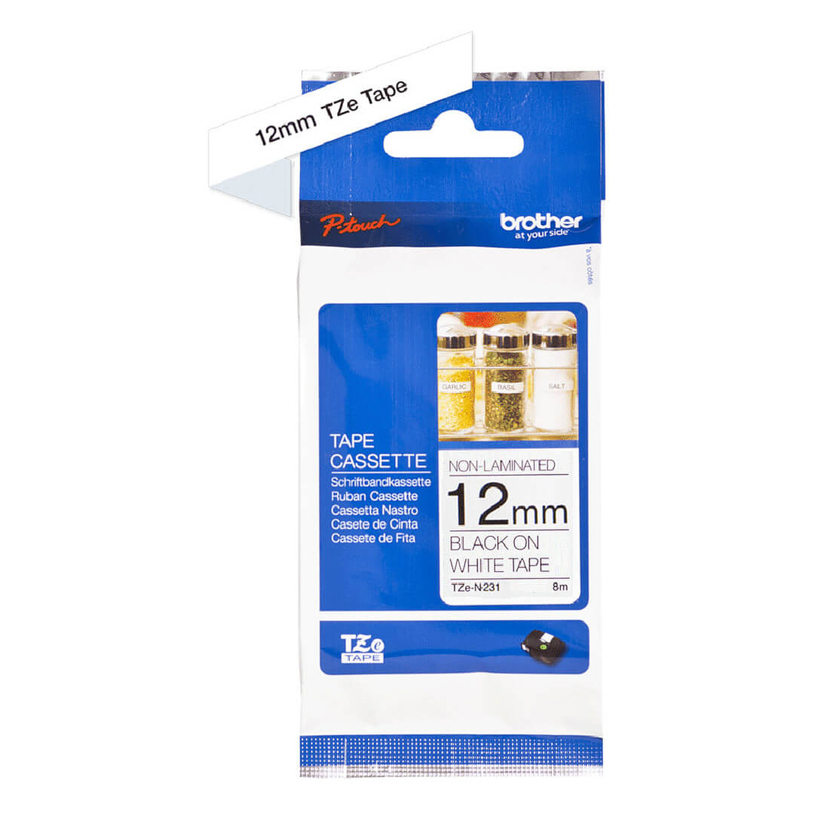 Papier imprimante Brother TZe-N231 - Autre vue