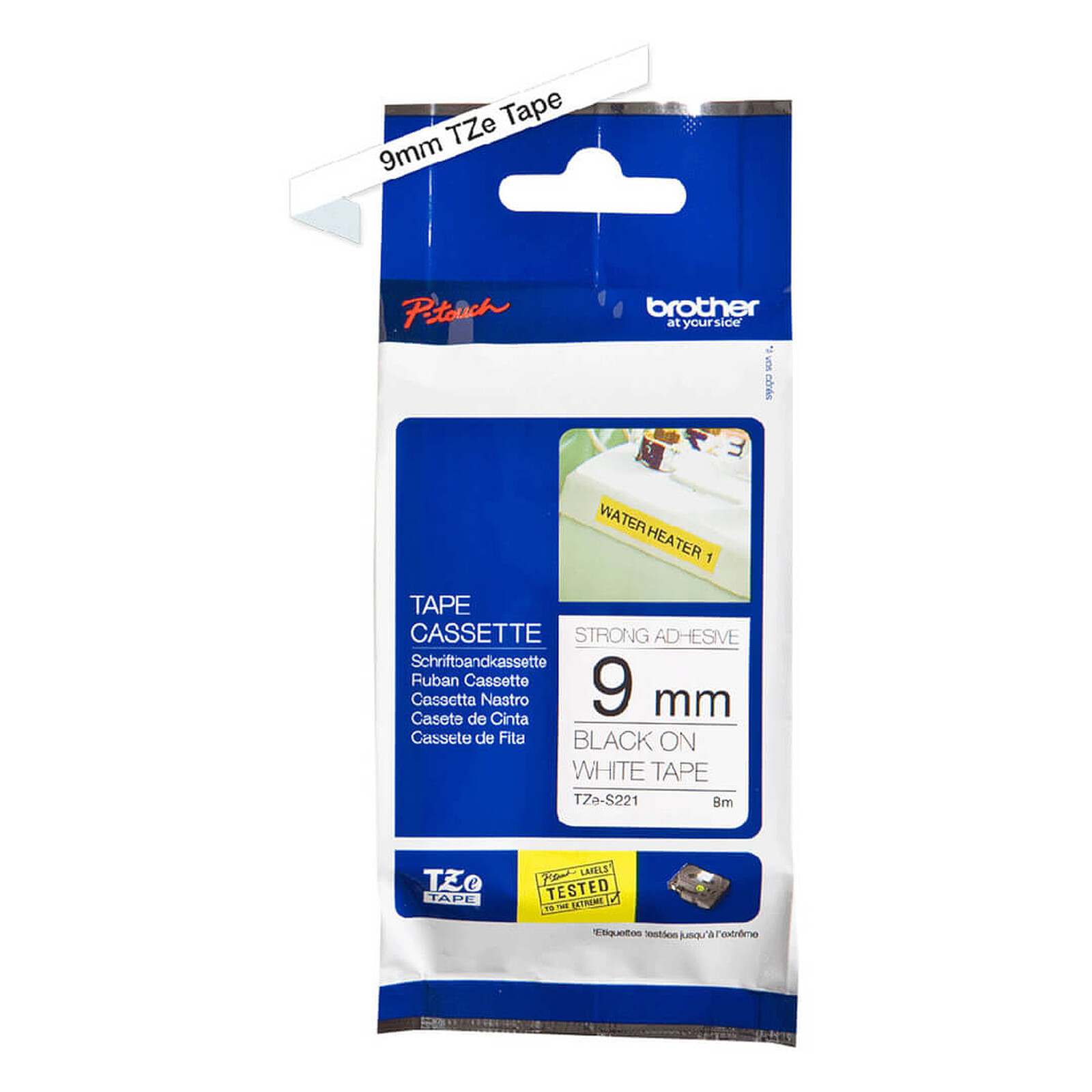 Papier imprimante Brother TZe-S221 - Autre vue