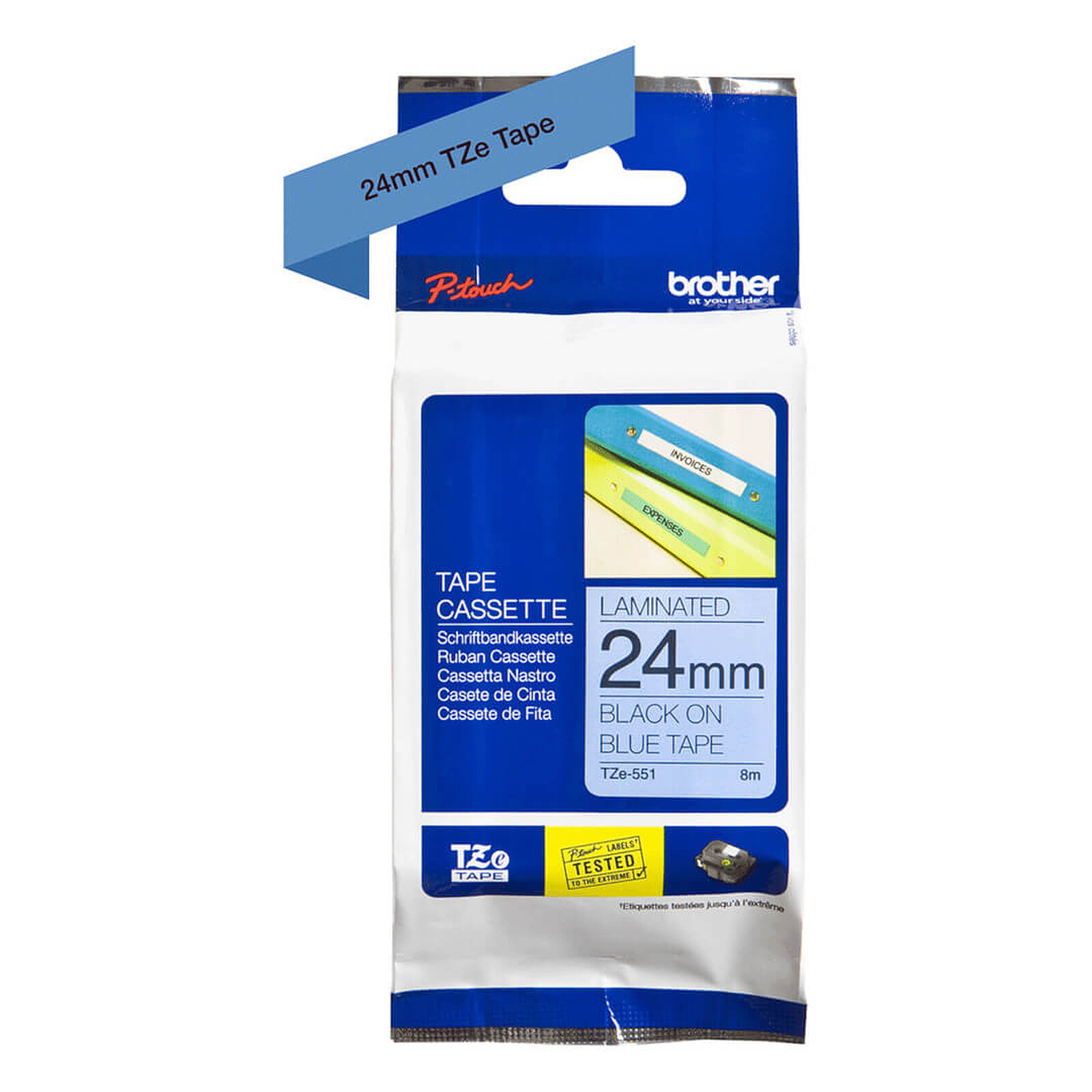 Papier imprimante Brother TZe-S551 - Autre vue
