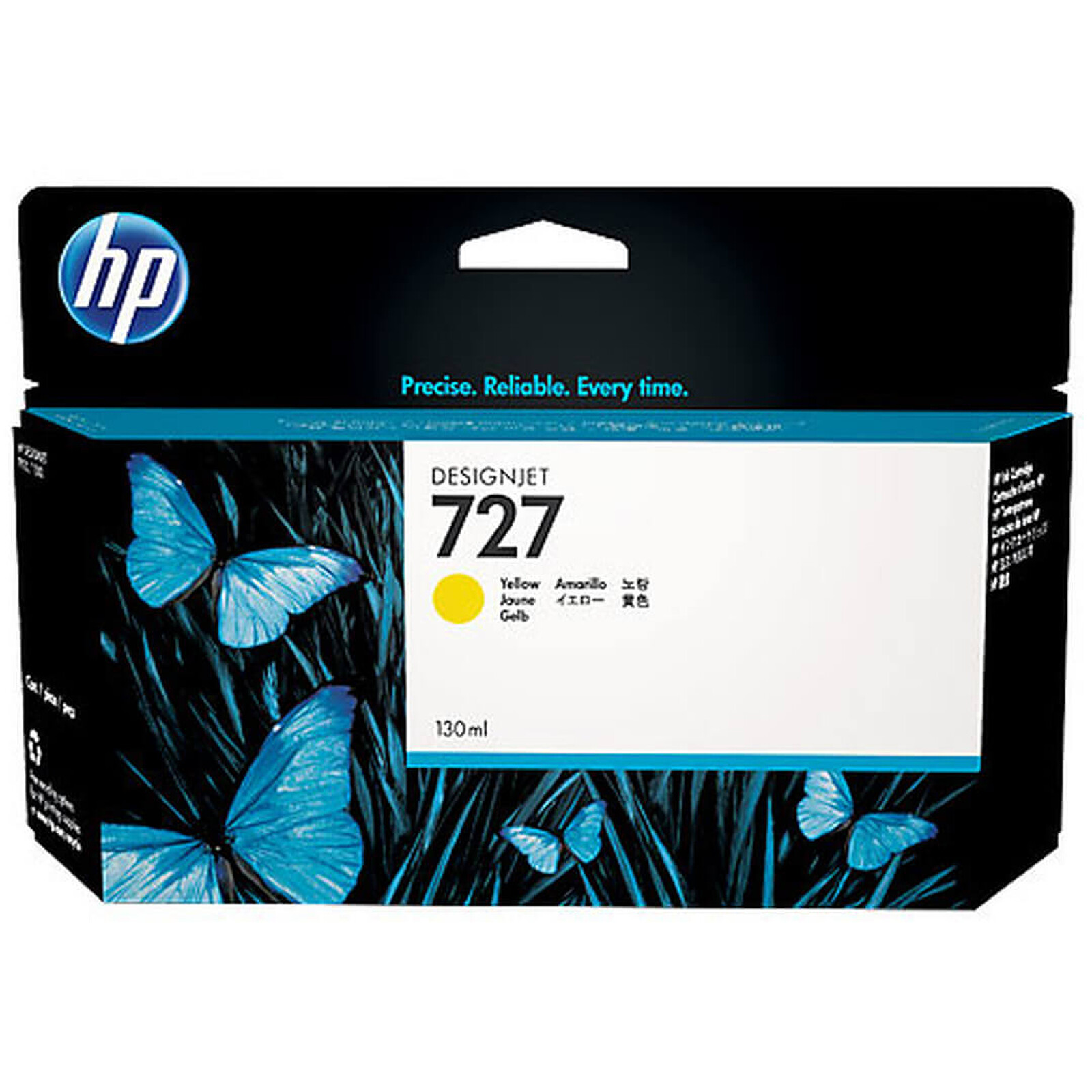 Cartouche d'encre HP 727 Designjet 130 ml, jaune - Autre vue