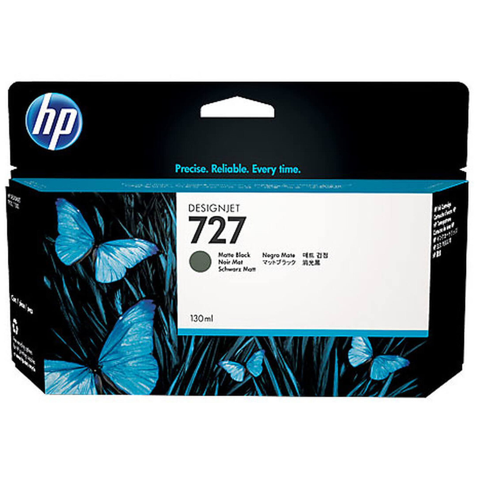 Cartouche d'encre HP 727 Designjet 130 ml, noir Mat - Autre vue