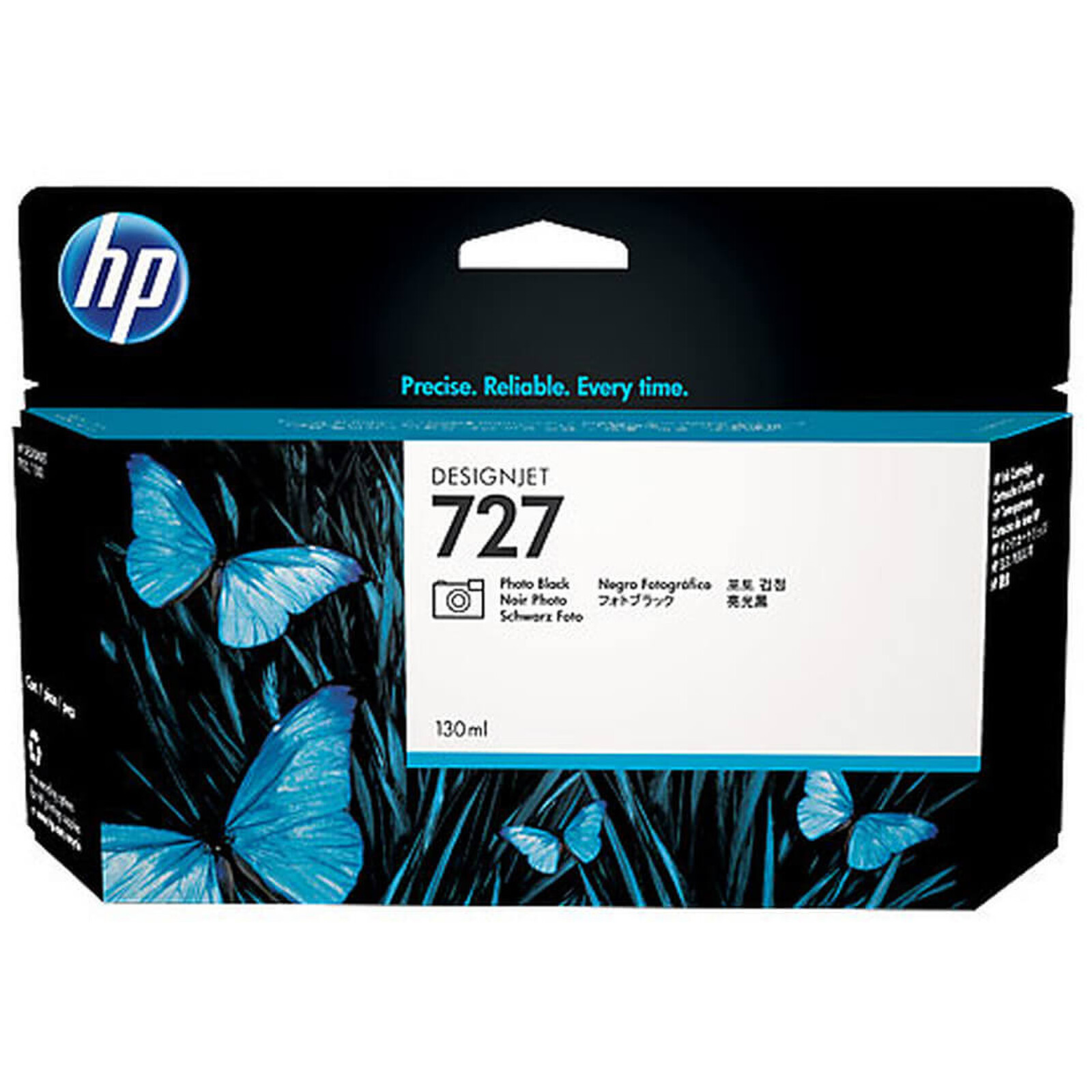 Cartouche d'encre HP 727 Designjet 130 ml, noir Photo - Autre vue