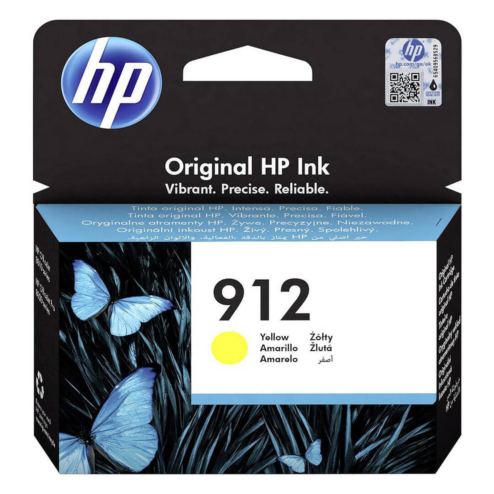 Cartouche d'encre HP 912 Jaune 3YL79AE - Autre vue
