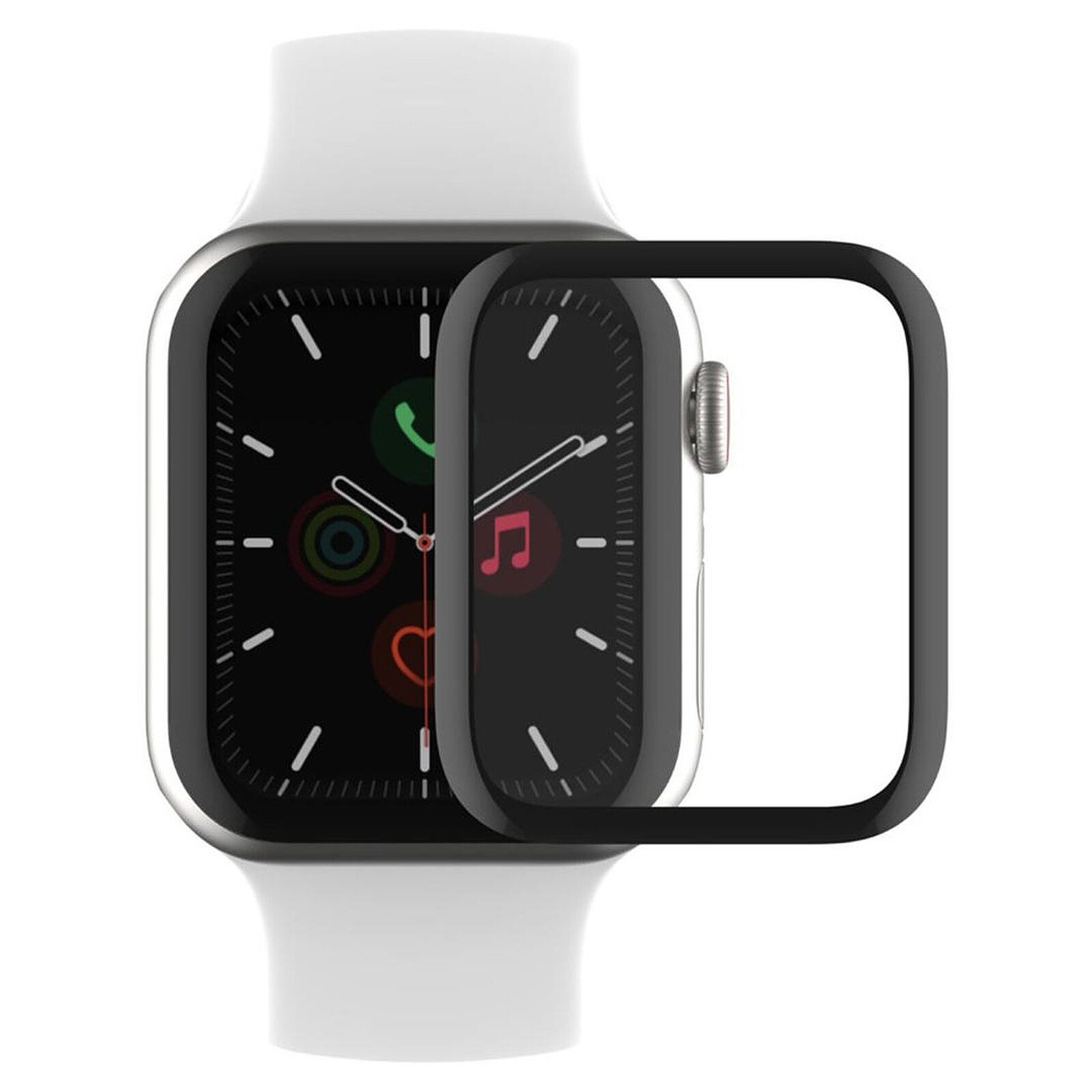Accessoires montre et bracelet Belkin Protection d'écran SCREENFORCE™ TrueClear Curve pour Apple Watch Series 6 / SE / Series 5 / Series 4 (44 mm) - Autre vue