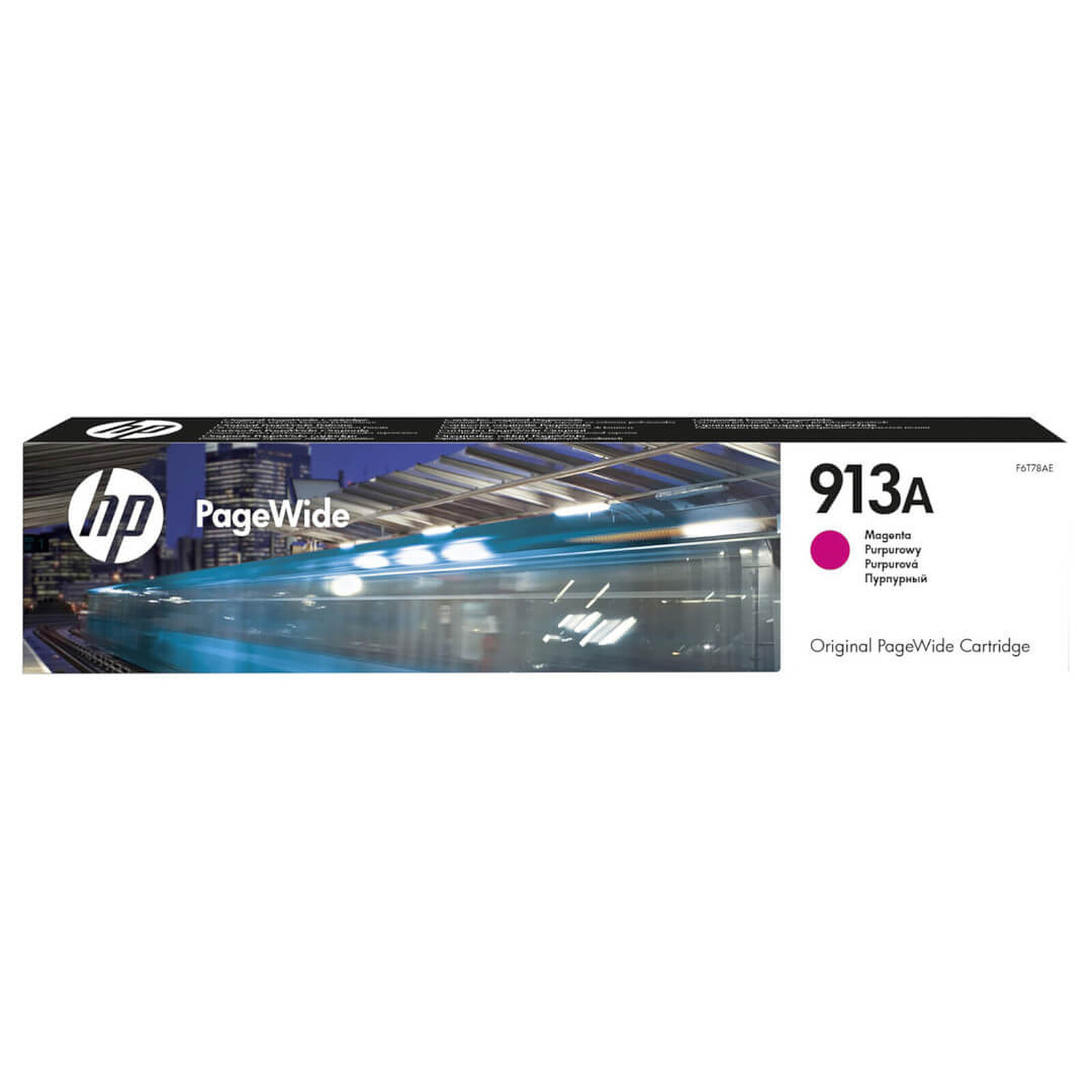 Cartouche d'encre HP 913A PageWide Magenta F6T78AE - Autre vue
