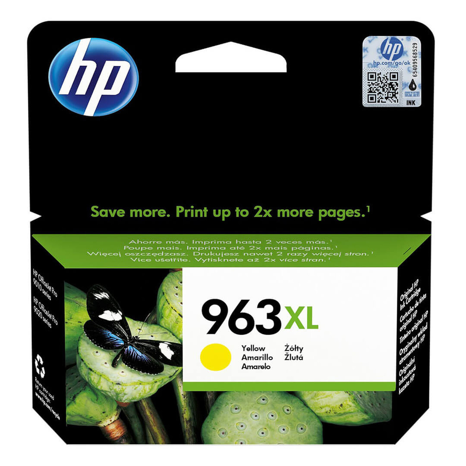 Cartouche d'encre HP 963XL Jaune 3JA29AE - Autre vue