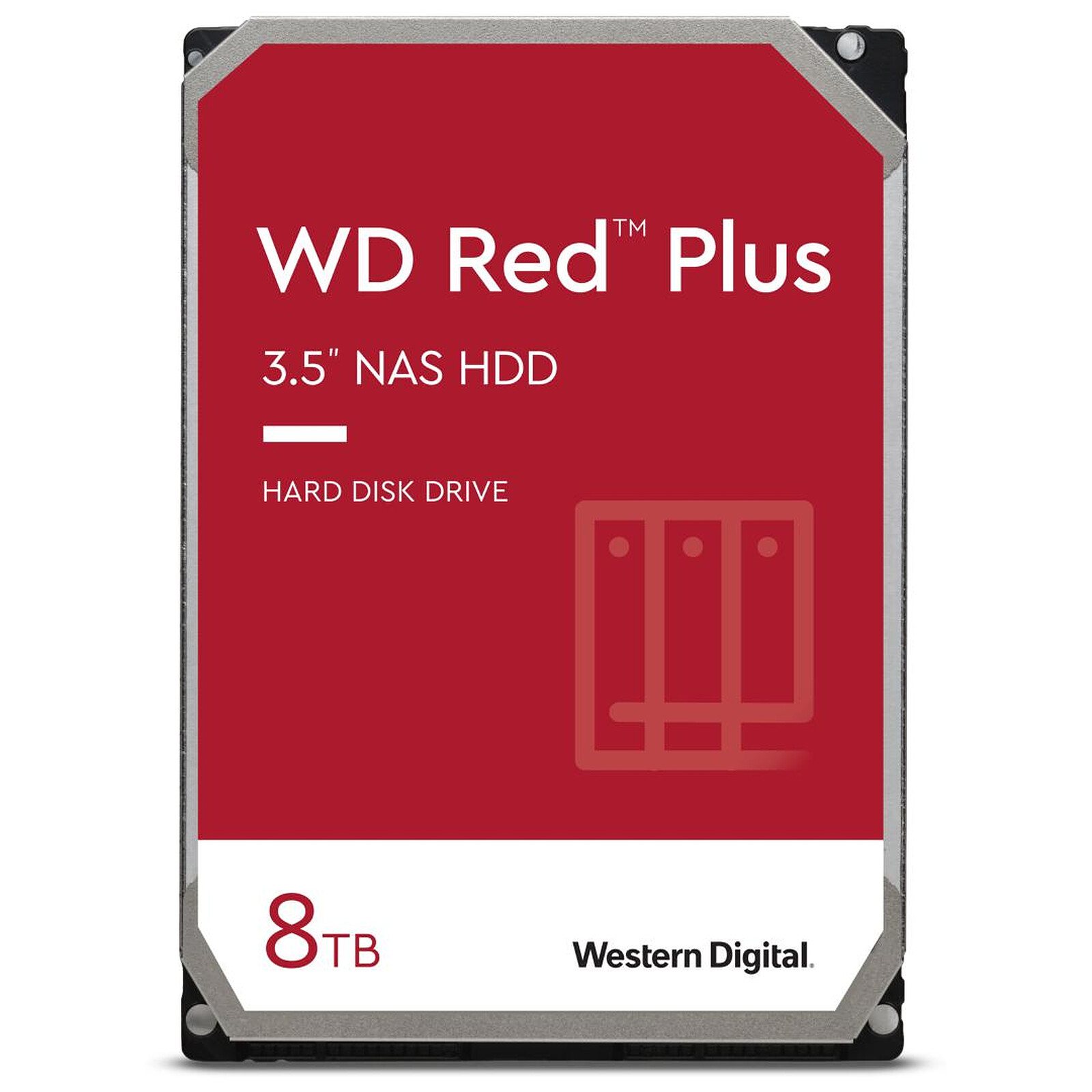 Disque dur interne Western Digital WD Red Plus - 8 To - 256 Mo  - Autre vue