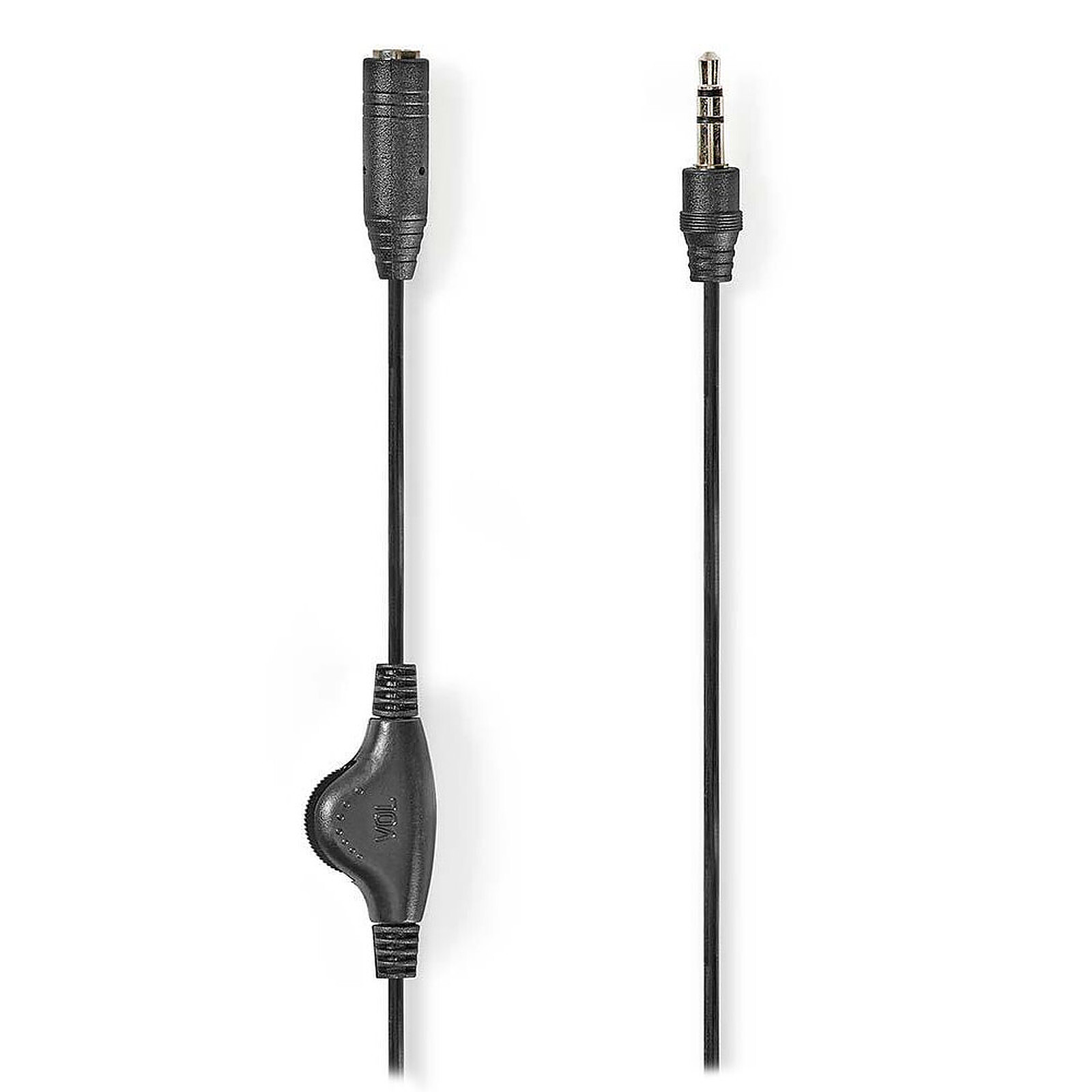Câble Jack Nedis Rallonge Jack 3.5 mm (1m) + Contrôle volume  - Autre vue