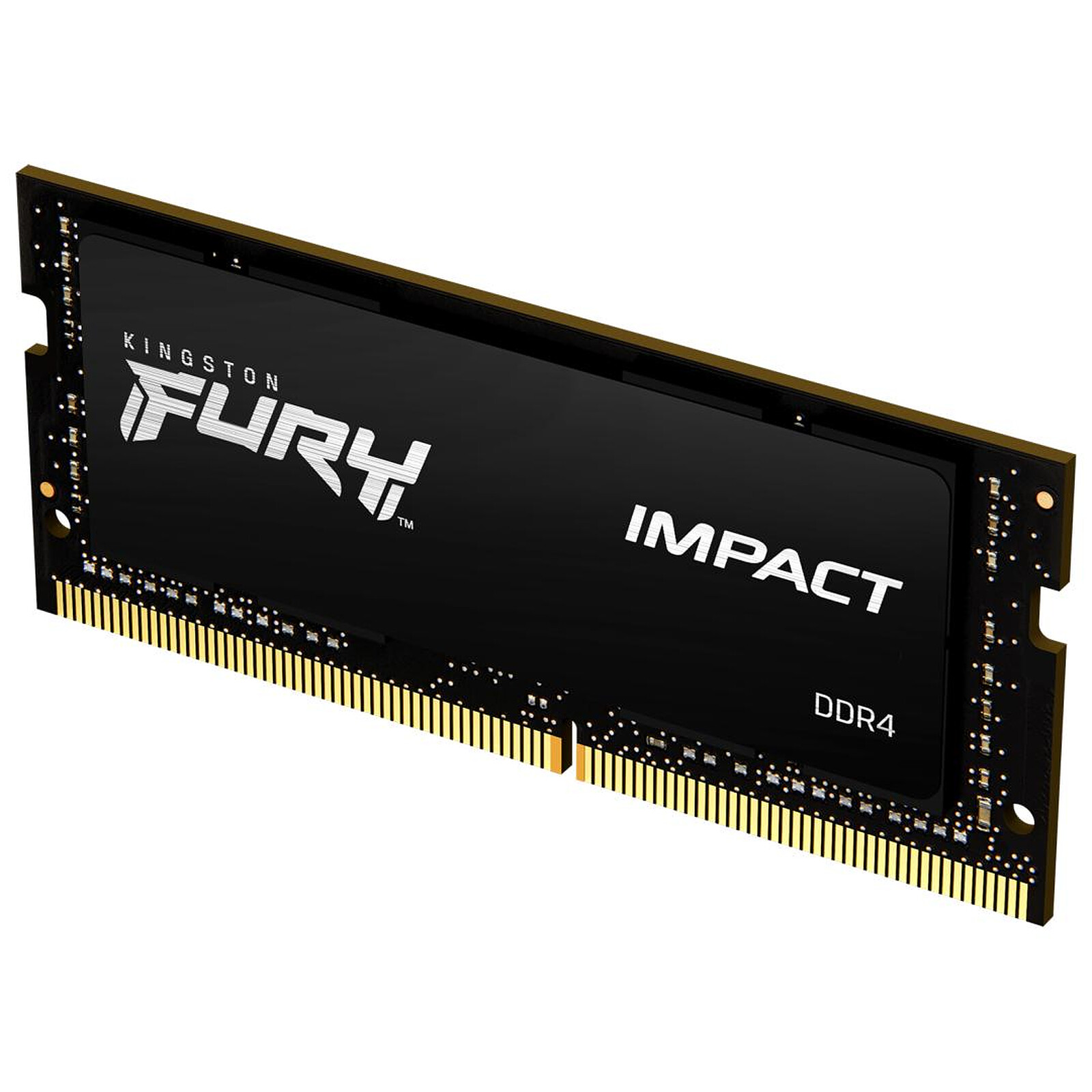 Mémoire RAM Kingston Fury Impact SO-DIMM - 1 x 16 Go (16 Go) - DDR4 3200 MHz - CL20 - Autre vue