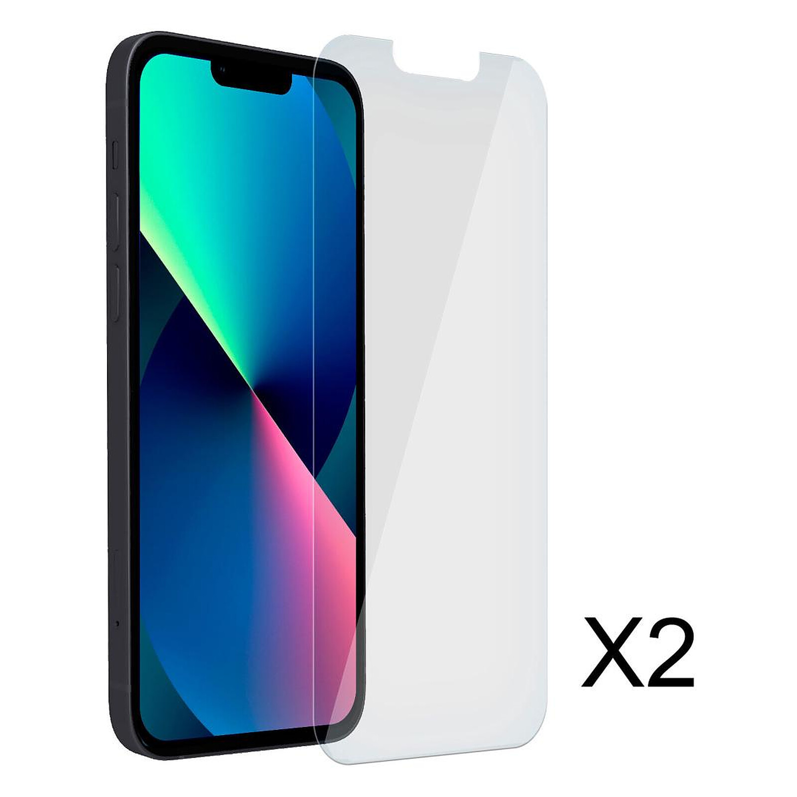 Protection d'écran Akashi Film Verre Trempé Premium - Apple iPhone 13 / 13 Pro / 14 / 17e - Autre vue