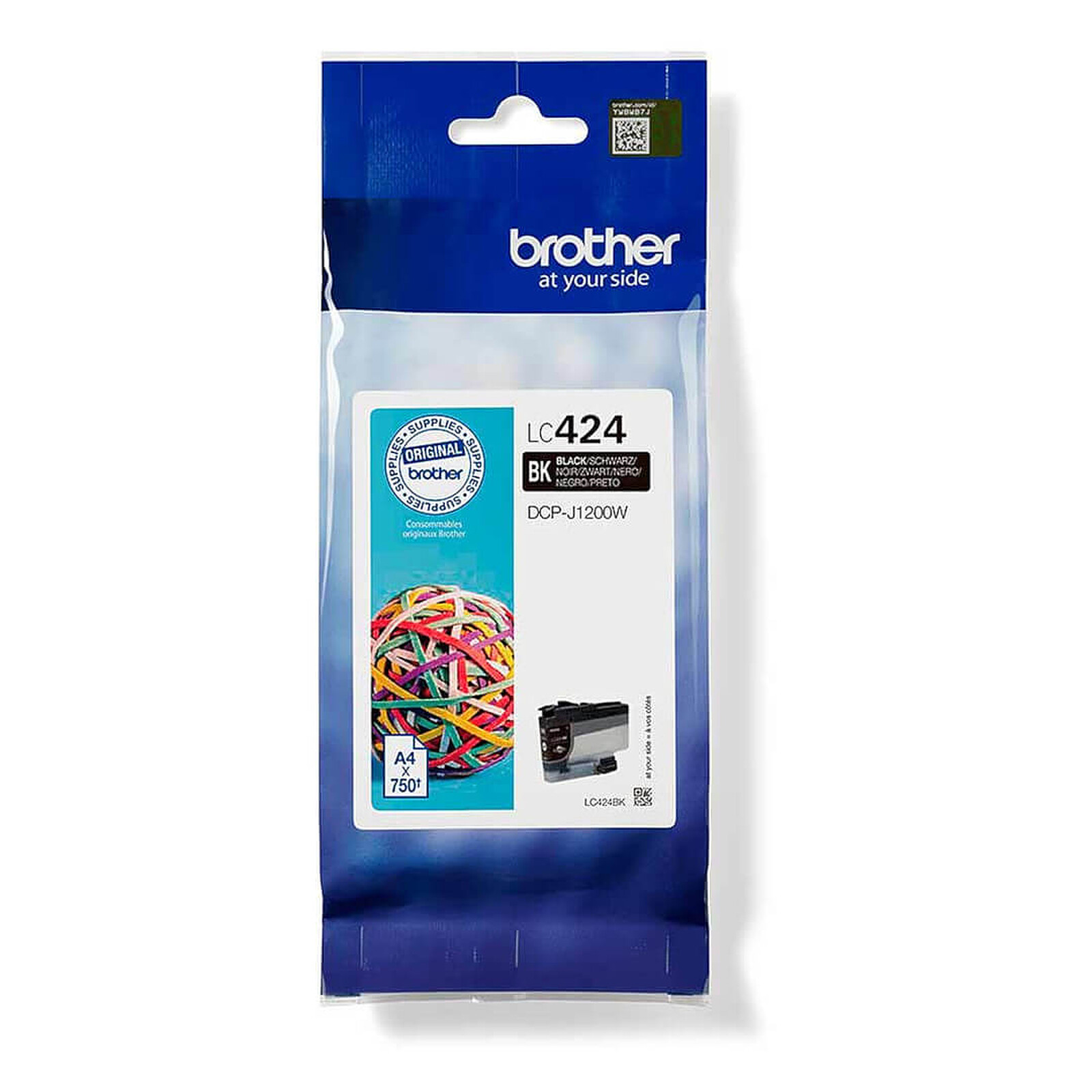 Cartouche d'encre Brother LC424BK - Autre vue