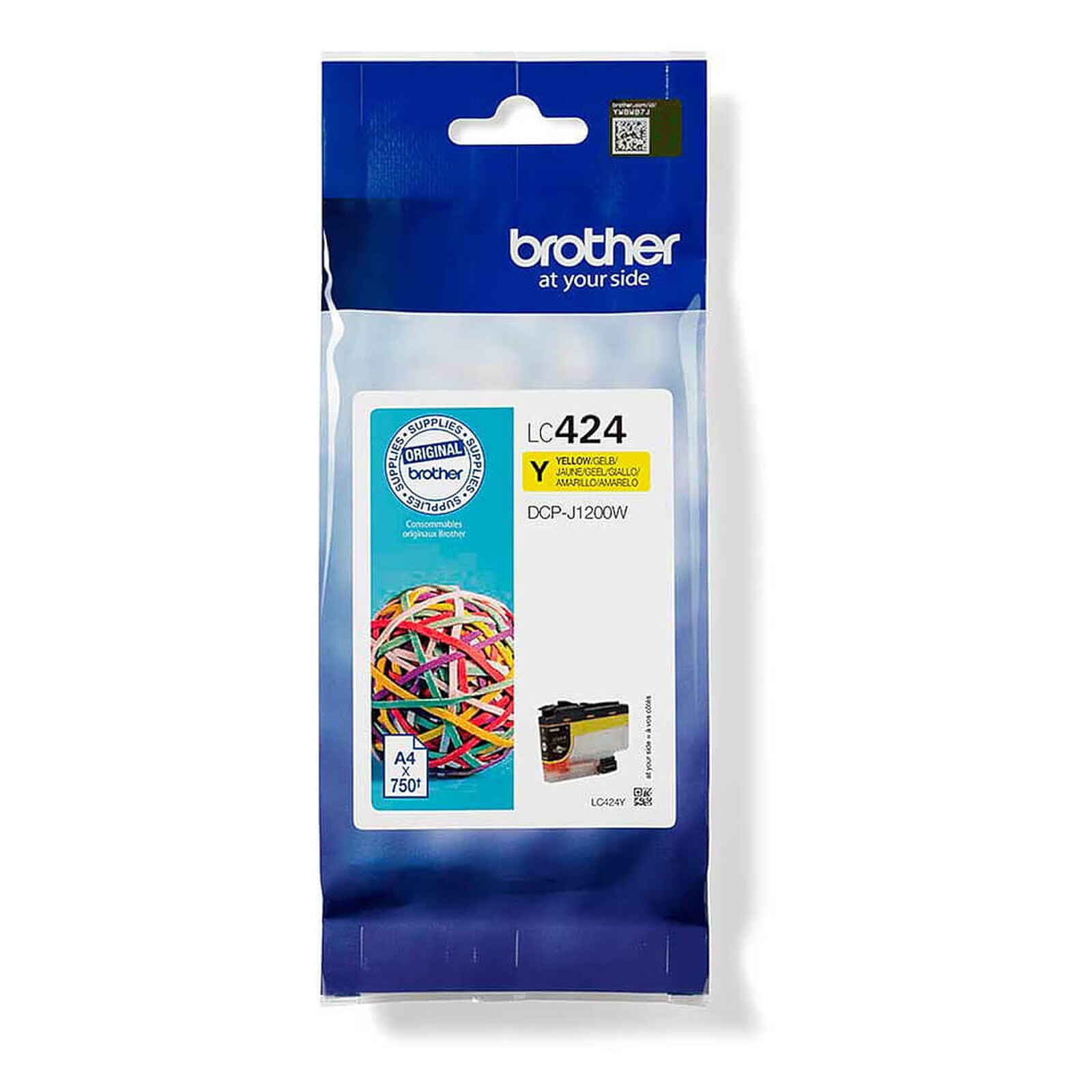 Cartouche d'encre Brother LC424Y - Autre vue