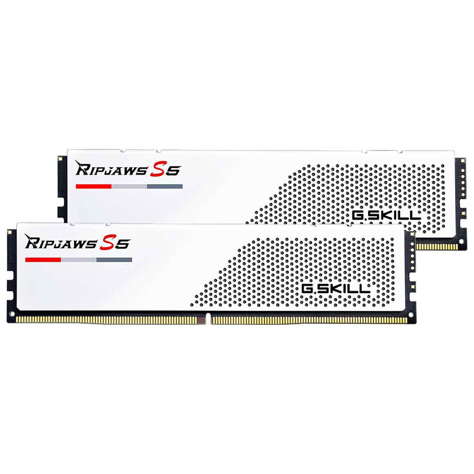 Mémoire RAM G.Skill Ripjaws S5 White - 2 x 16 Go (32 Go) - DDR5 6000 MHz - CL30 - Autre vue