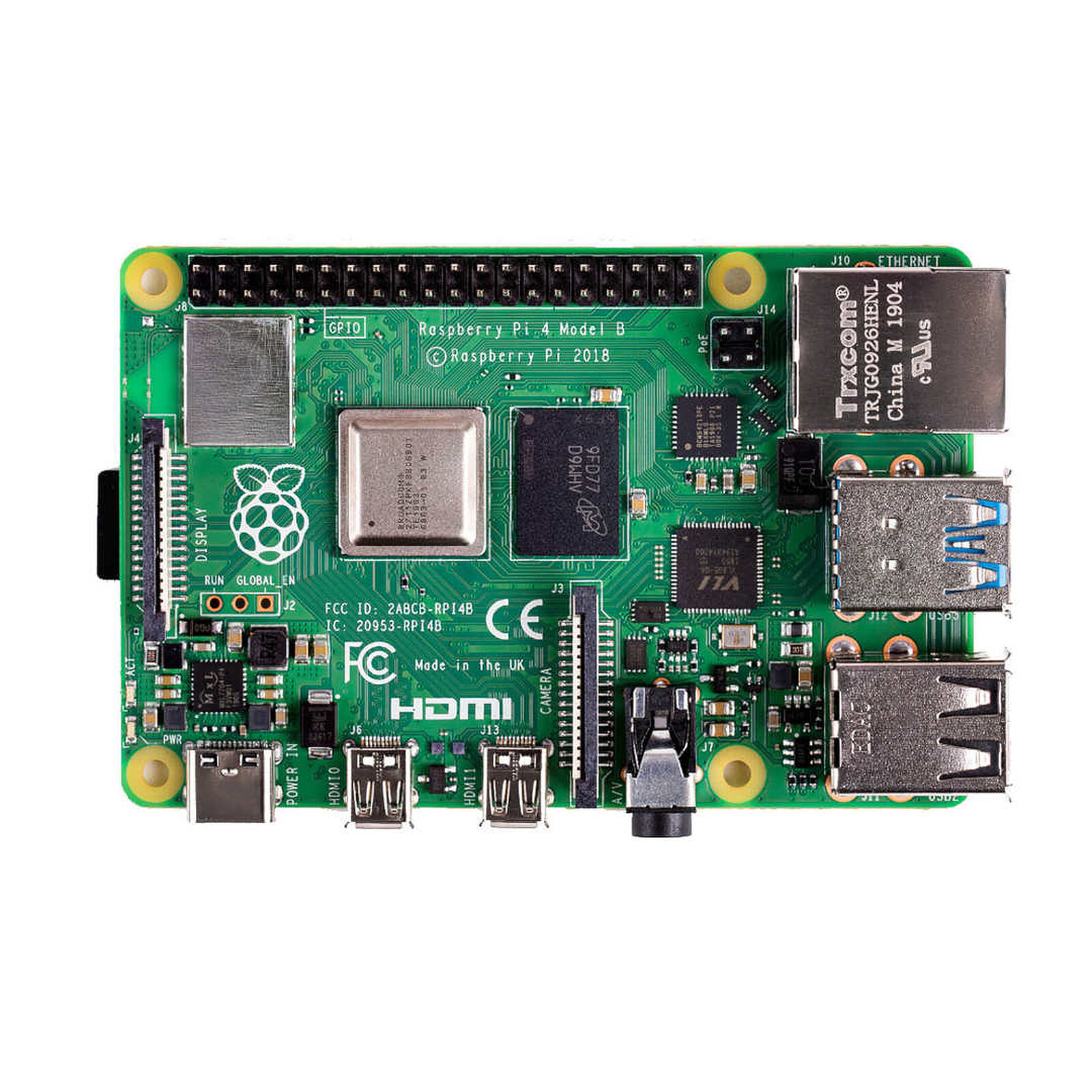 Carte Raspberry Pi Raspberry Pi 4 Model B 3 Go  - Autre vue